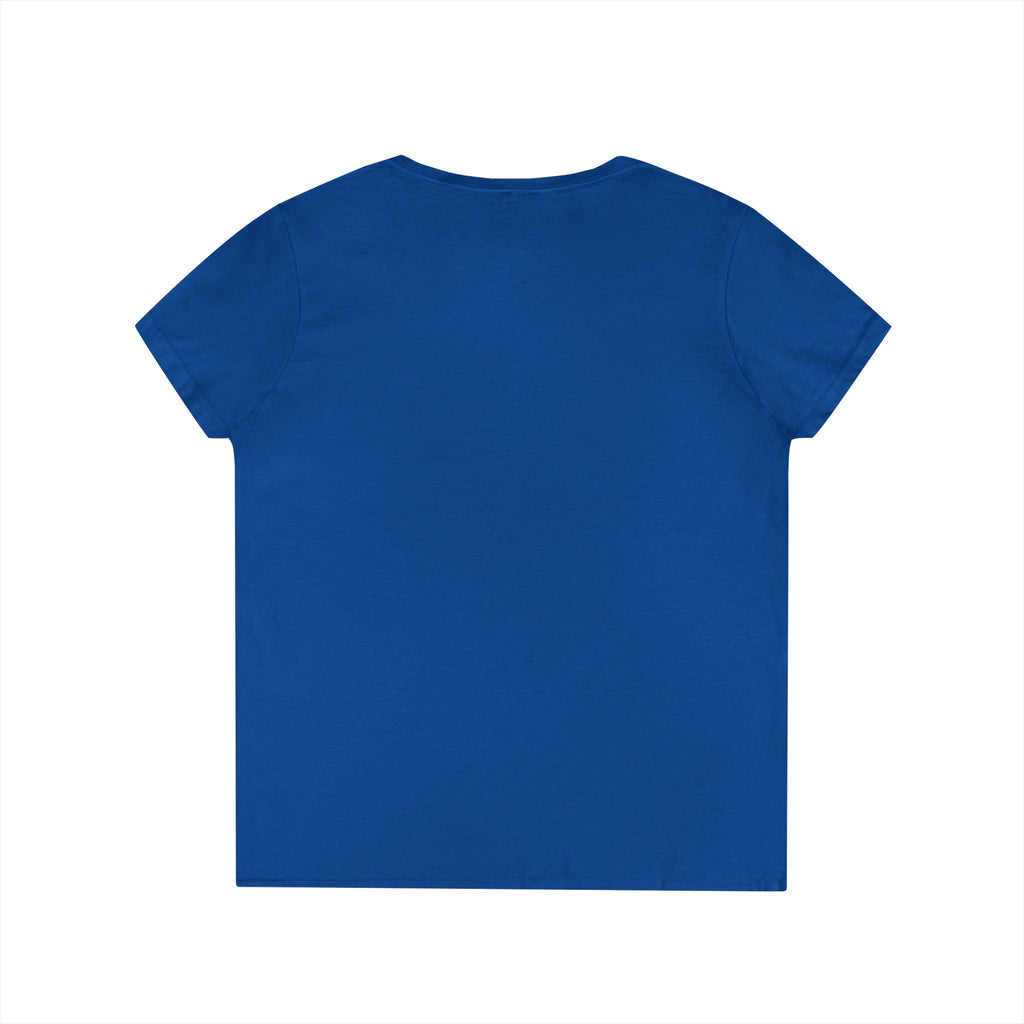 Bitcoin/Cypher Hornet - Pocket Money - Ladies V-Neck Tee - Funny Retro Text | Crypto Gift 120b