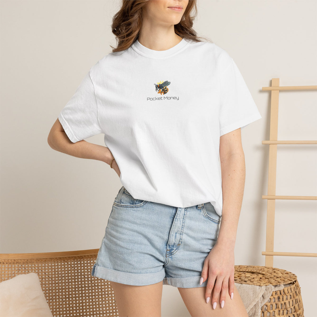 Bitcoin/CypherHornet "Pocket Money" | Comfy HQ Comfort Colors Custom Graphic T-Shirt | Crypto Gift #S164