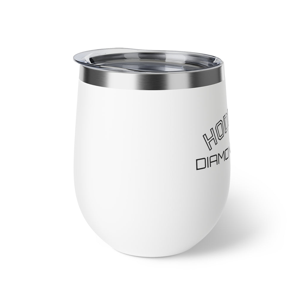 "HODL'n ON DIAMOND HANDS"  BITCOIN 12oz Insulated Copper Tumbler | Crypto Gift 227