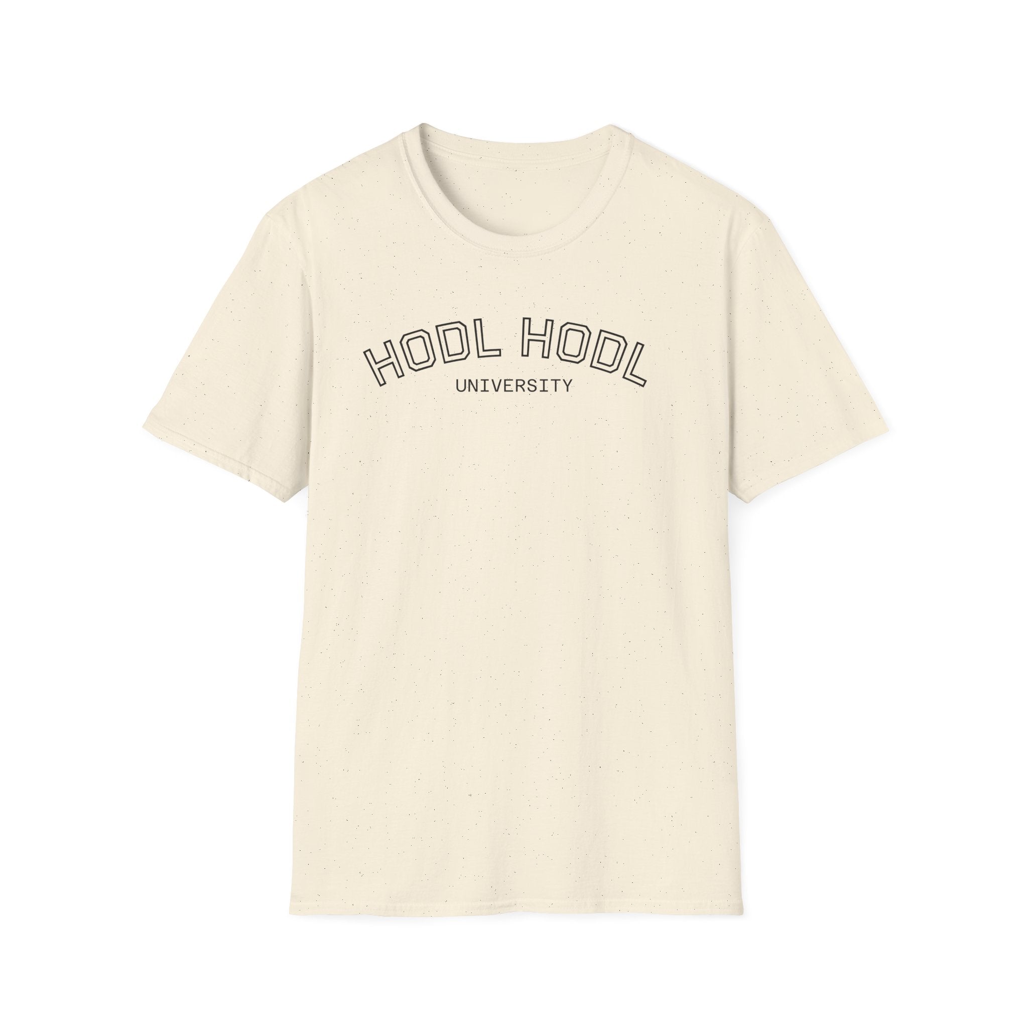 "HODL HODL" University BITCOIN T-Shirt — Crypto HODL Funny College Tee | Crypto Gift