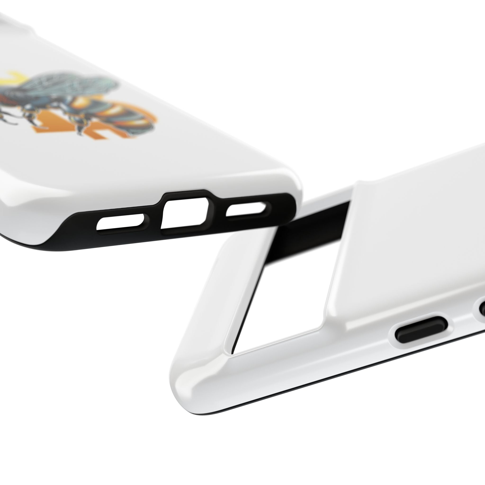 Bitcoin*Wasp Phone Case — Crypto Honeycomb Protective Tough Case | Crypto Gift