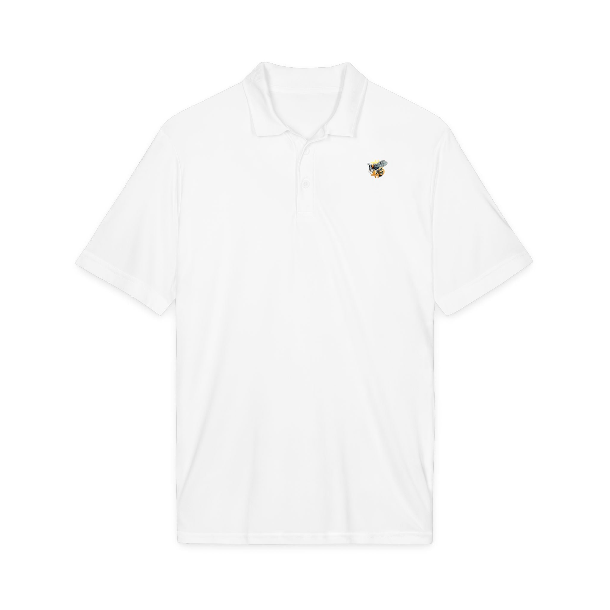 Bitcoin*Wasp Polo Shirt — Moisture-Wicking Performance Golf & Work Polo | Crypto Gift