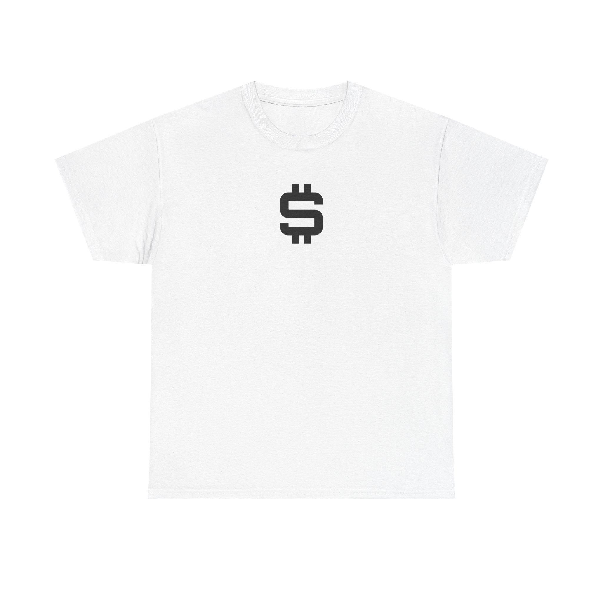 Bitcoin SATS symbol - Minimalist Graphic Tee — Futuristic Tech Typography T-Shirt | Crypto Gift