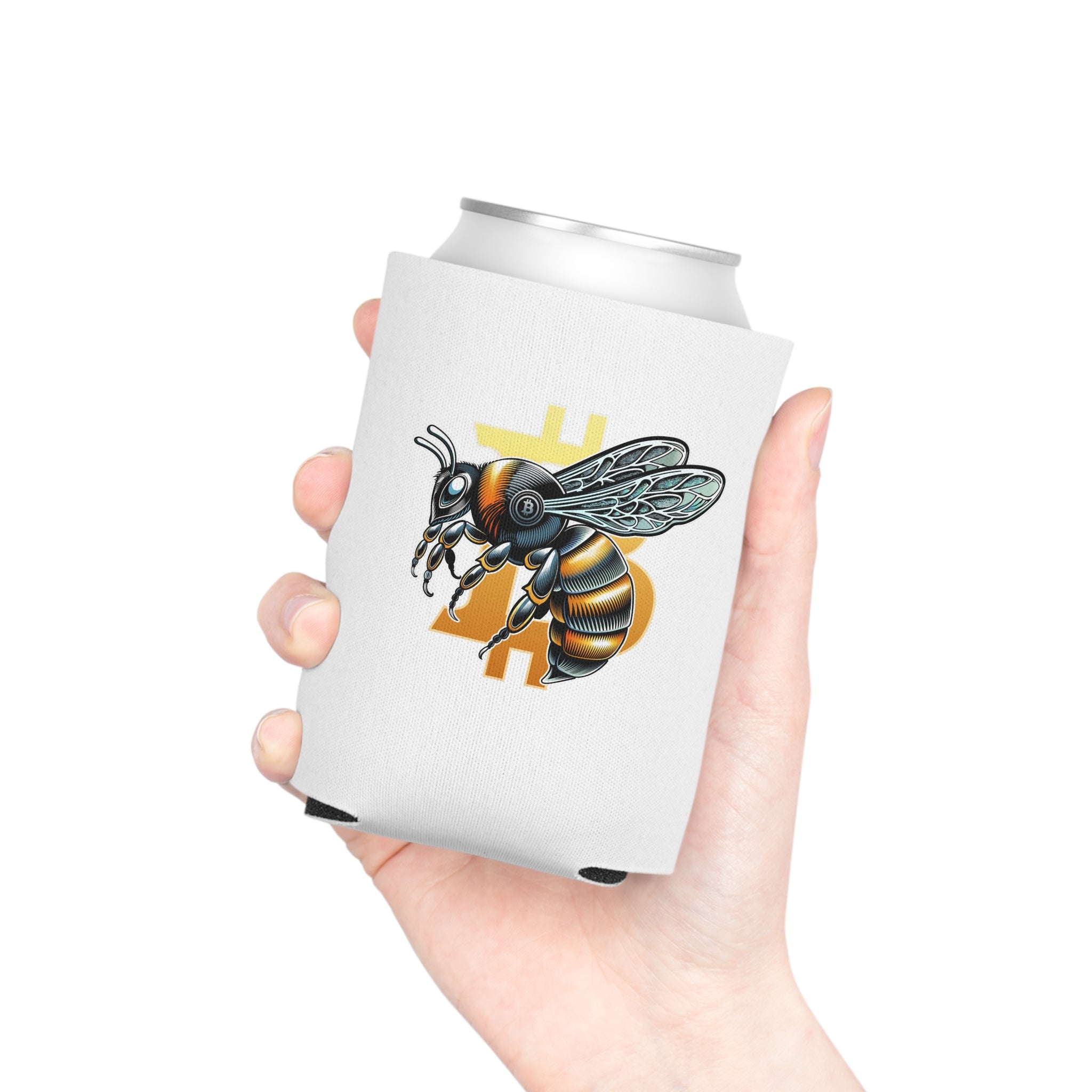 Bitcoin/Cypherhornet - Custom Logo Can Cooler | Insulated Foam Stubby Cooler | Crypto Gift 129