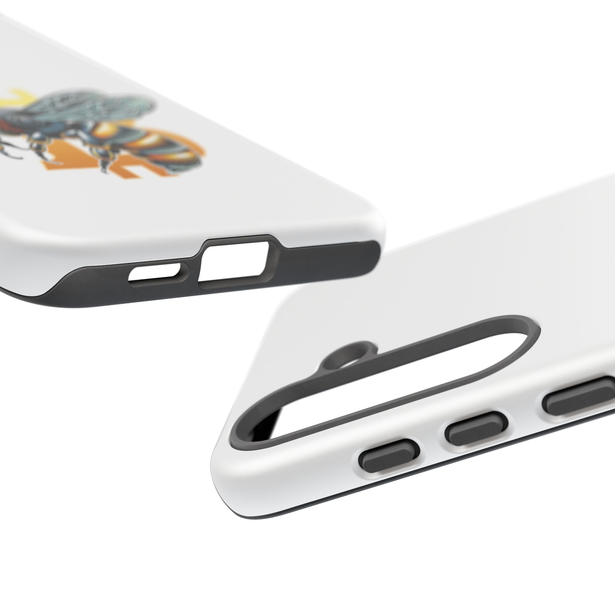 Bitcoin*Wasp Phone Case — Crypto Honeycomb Protective Tough Case | Crypto Gift