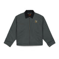 "Bitcoin/CypherHornet"  | Embroidered Work Jacket  — Durable Duck Cloth Collared Work Coat | Crypto Gift 83