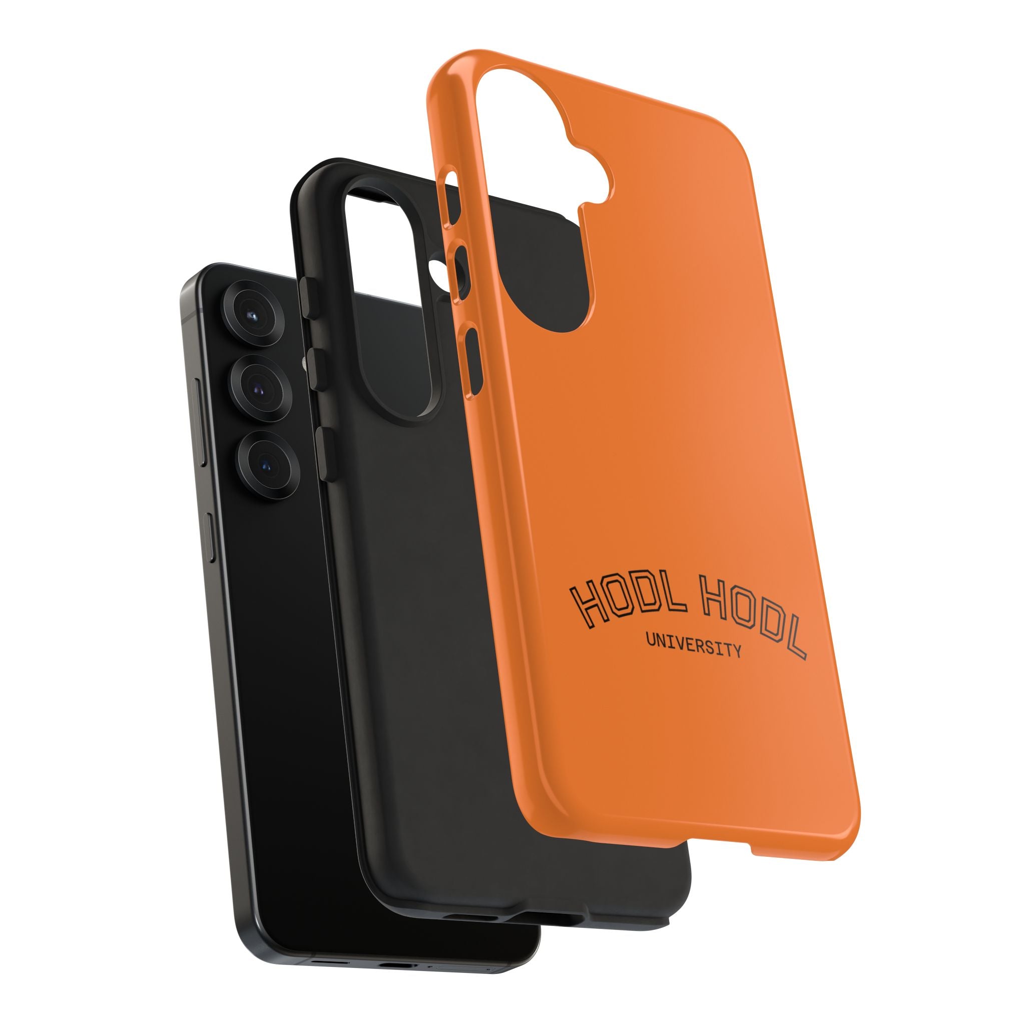 HODL HODL University Orange Tough Phone Case — Durable Crypto-Inspired Protection