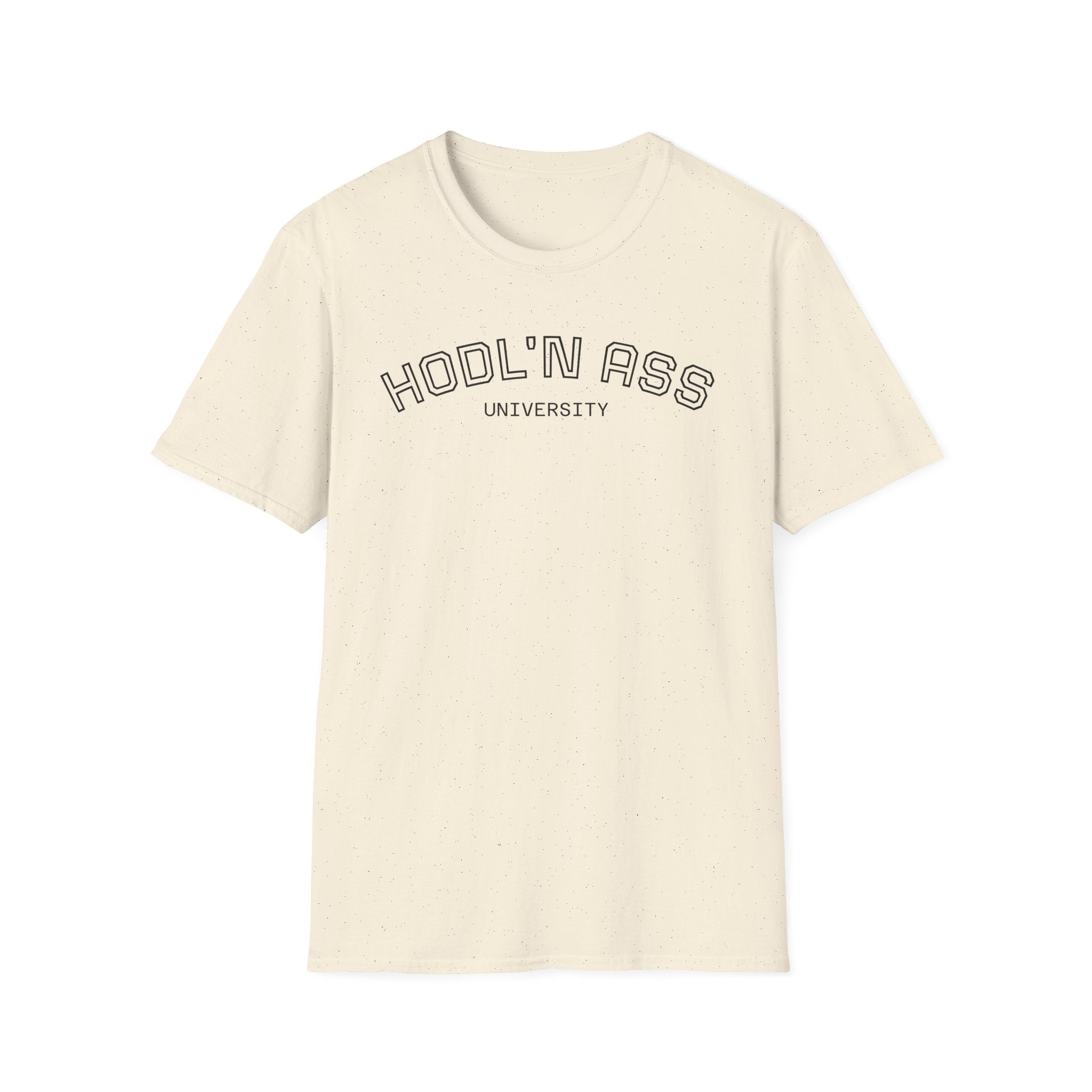 "HODL'N ASS" University BITCOIN T-Shirt — Crypto HODL Funny College Tee | Crypto Gift