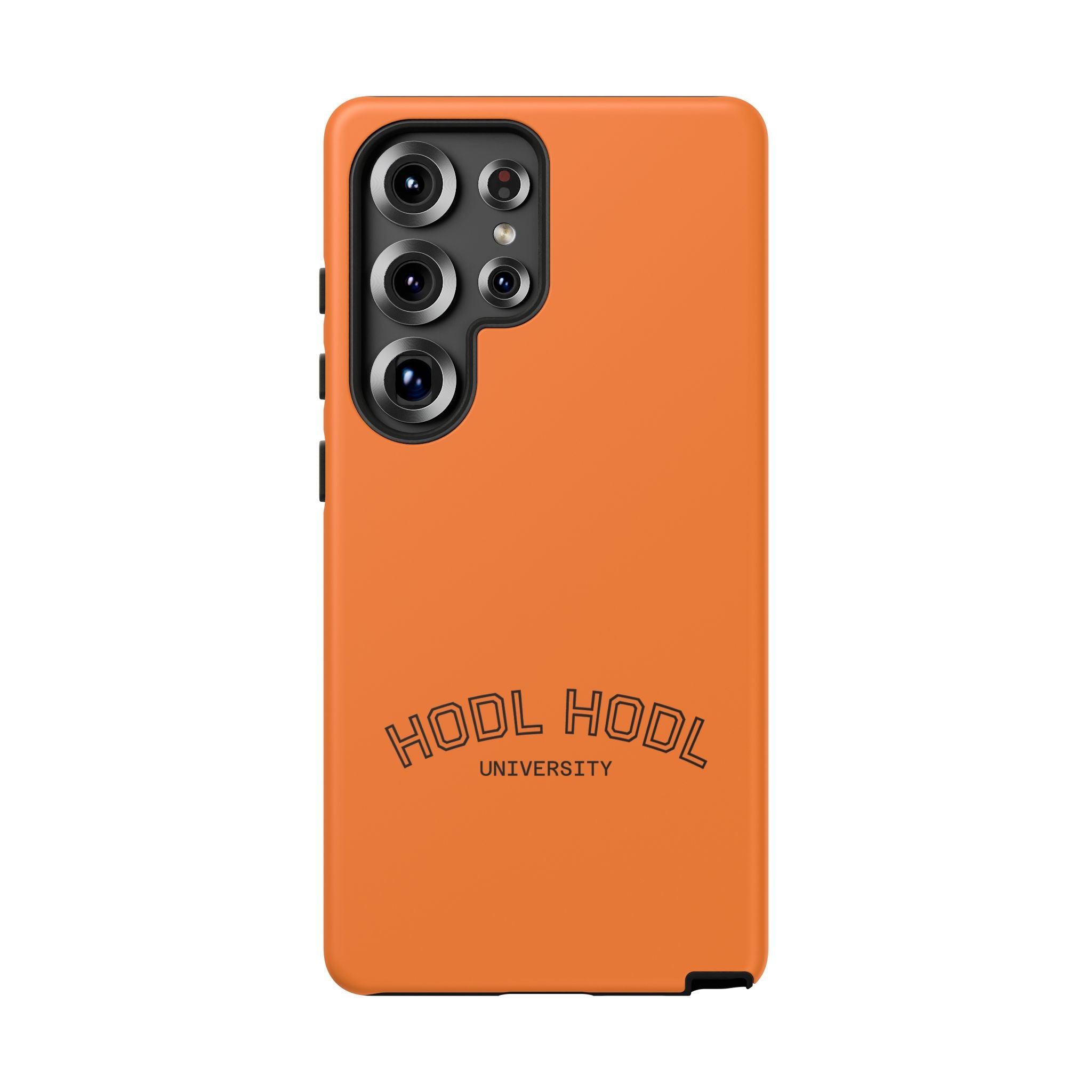 HODL HODL University Orange Tough Phone Case — Durable Crypto-Inspired Protection