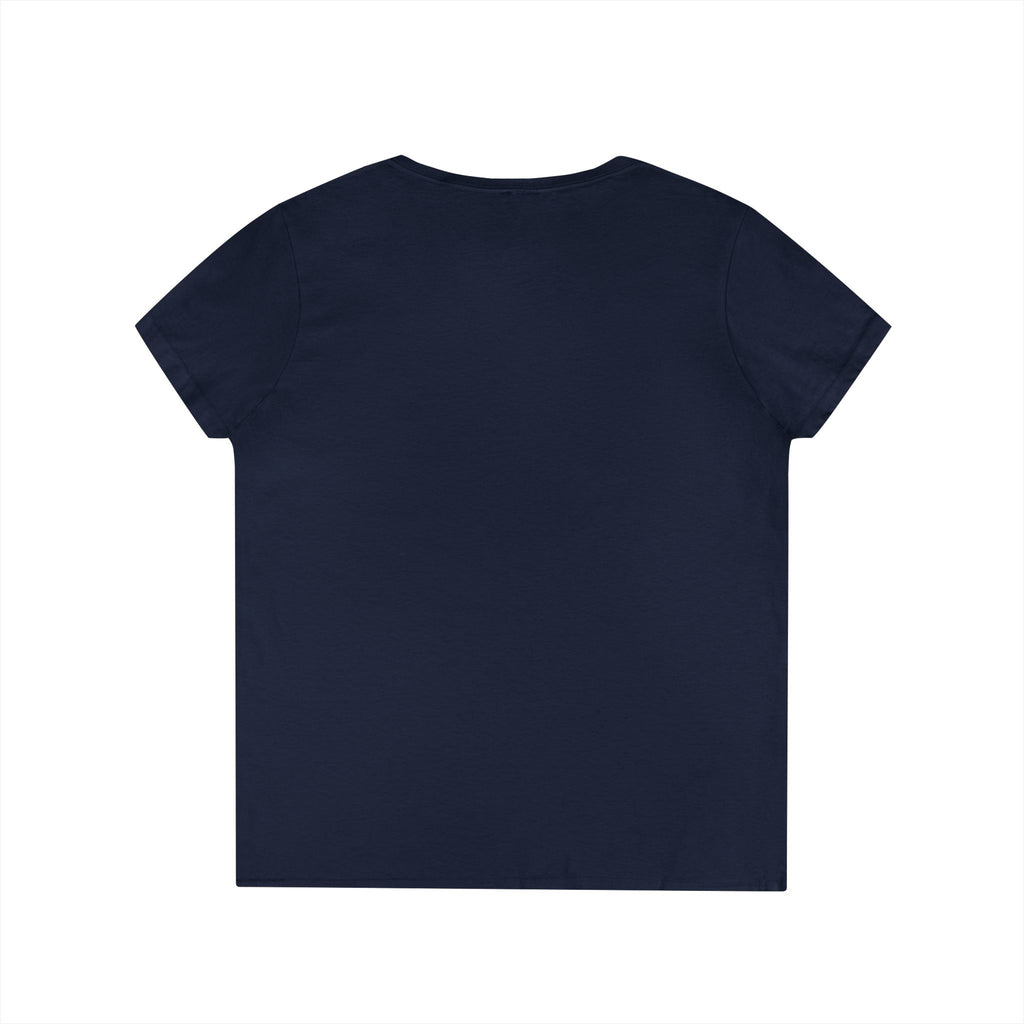 Bitcoin/Cypher Hornet - Pocket Money - Ladies V-Neck Tee - Funny Retro Text | Crypto Gift 120b