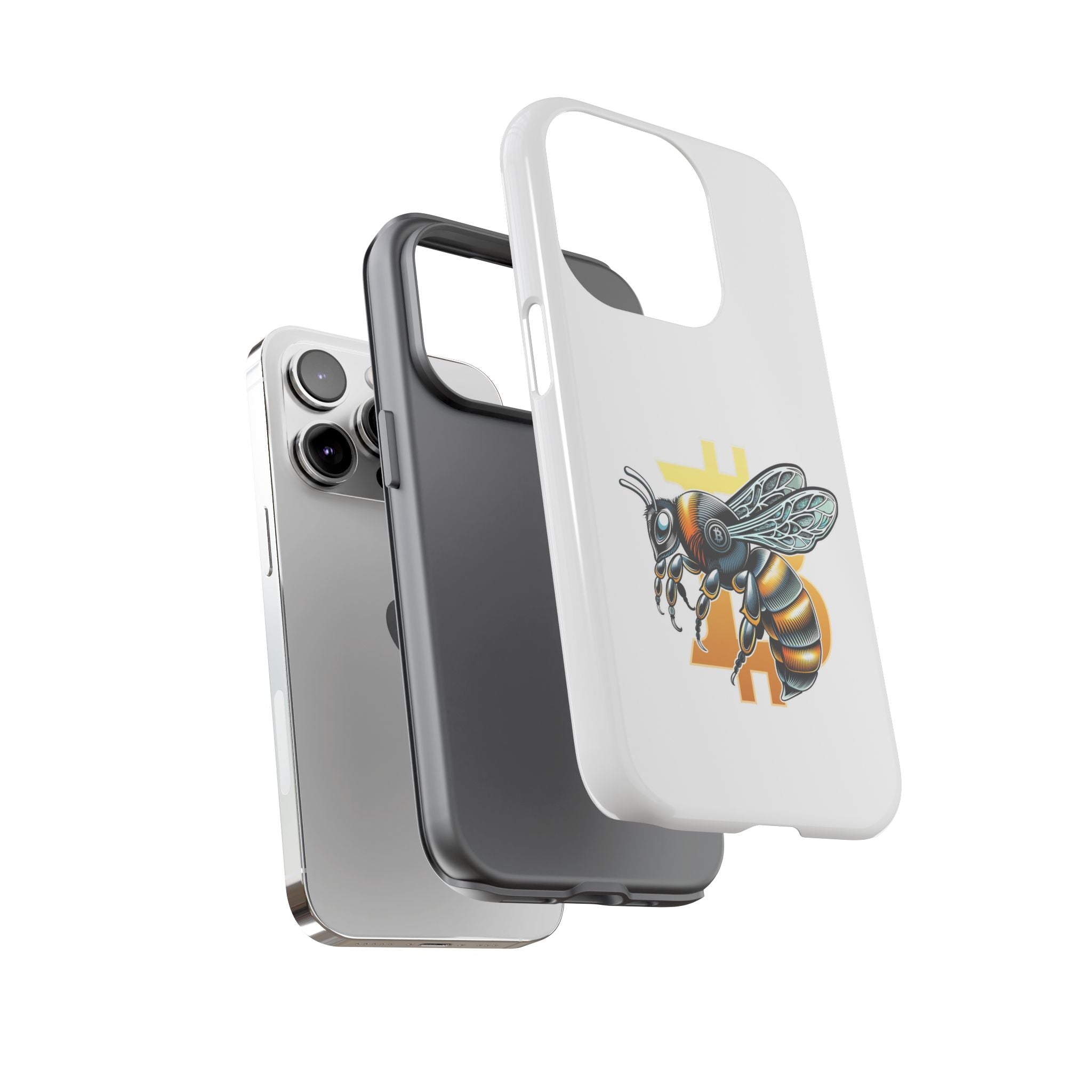 "CypherHornet-Bitcoin" Phone Case — Crypto Honeycomb Protective Tough Case | Crypto Gift
