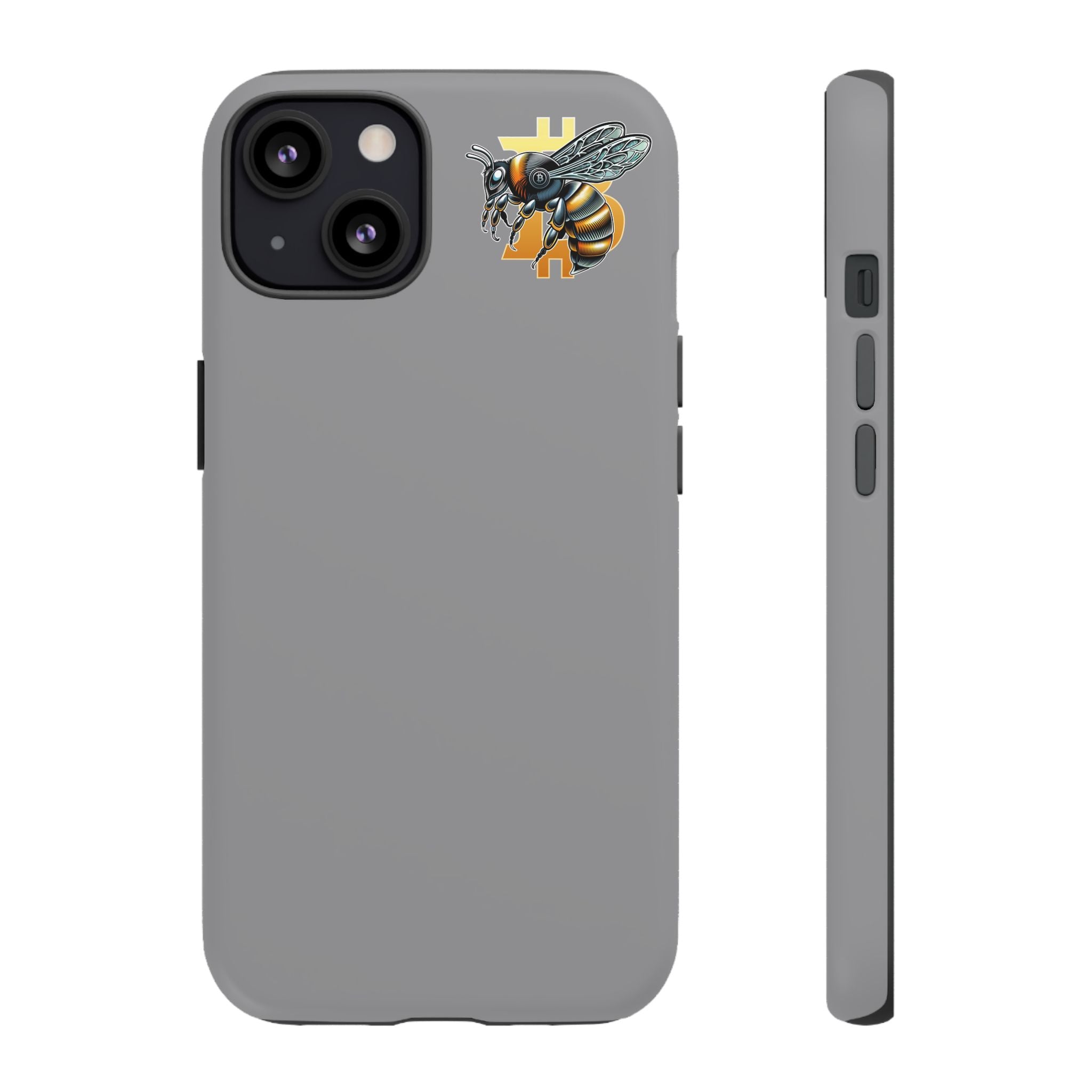 "CypherHornet-Bitcoin" Tough Phone Case — Protective Hard Shell Case with Honeycomb Accent | Crypto Gift