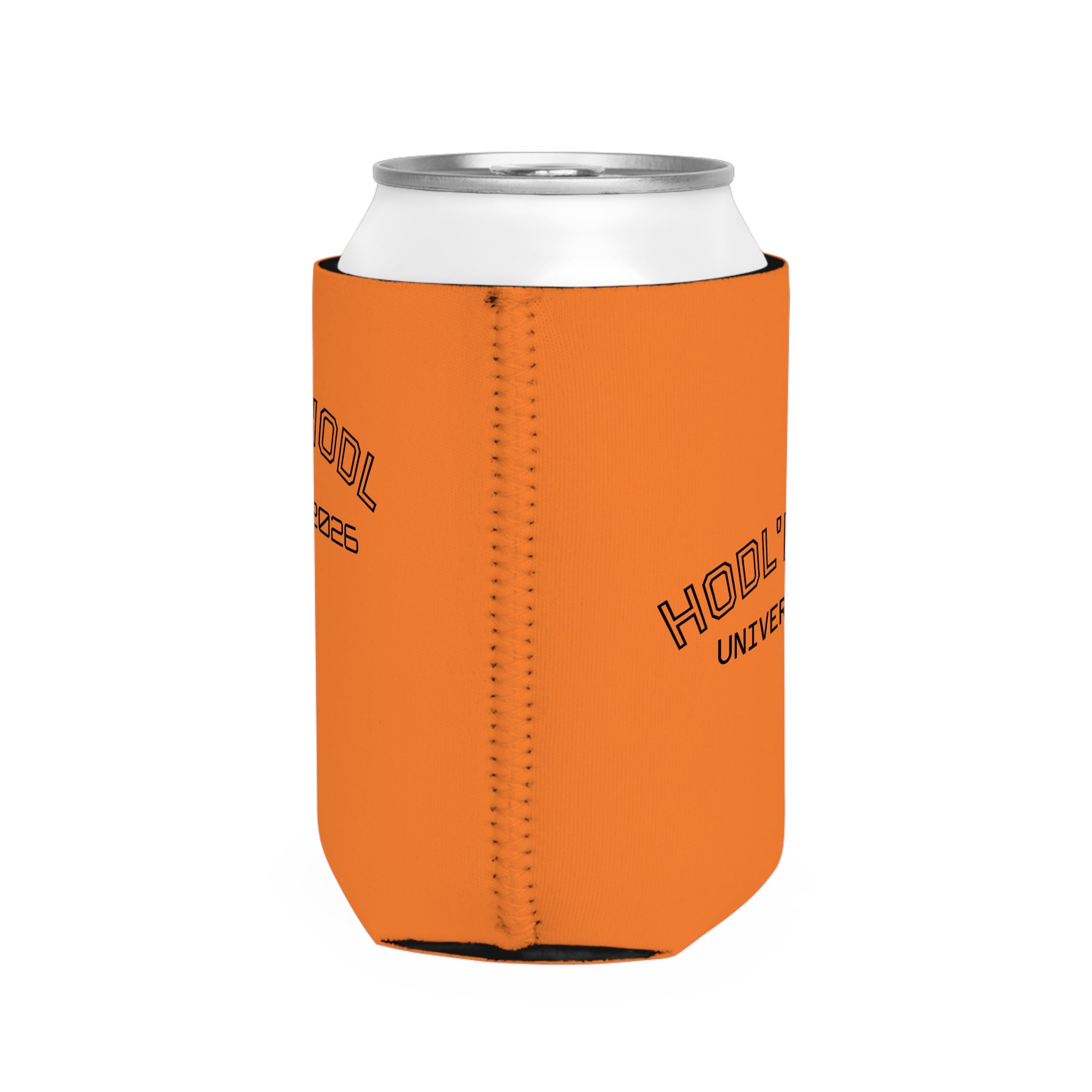 "HODL HODL Class of 2026" - Bitcoin Orange, Neoprene Beer Can Koozie | Crypto Gift 131