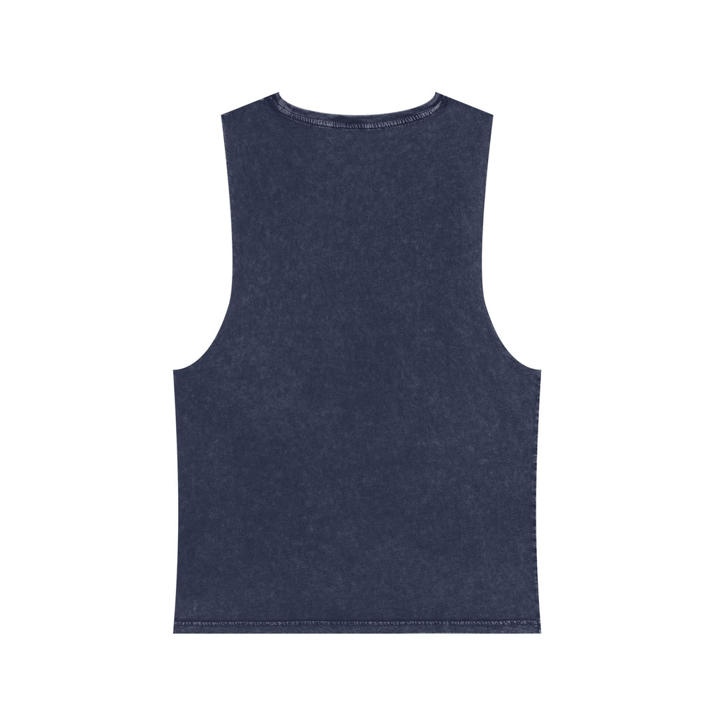Bitcoin/CypherHornet" Bold Logo - Unisex Moon Harbor Stonewash Deep Underarm Tank Top | Crypto Gift 13