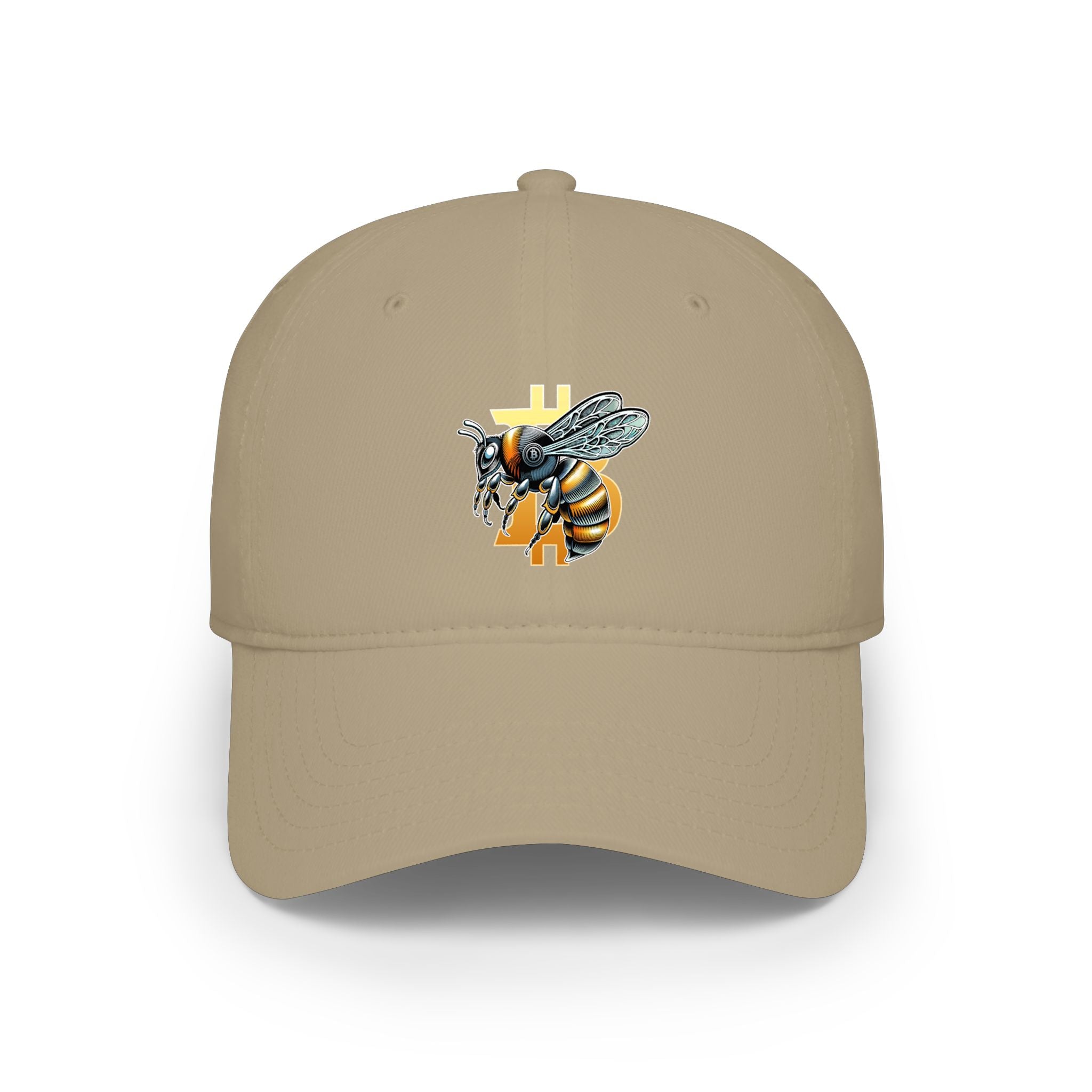 "CypherHornet-Bitcoin" Logo Cap — Modern Low Profile Baseball Hat | Crypto Gift