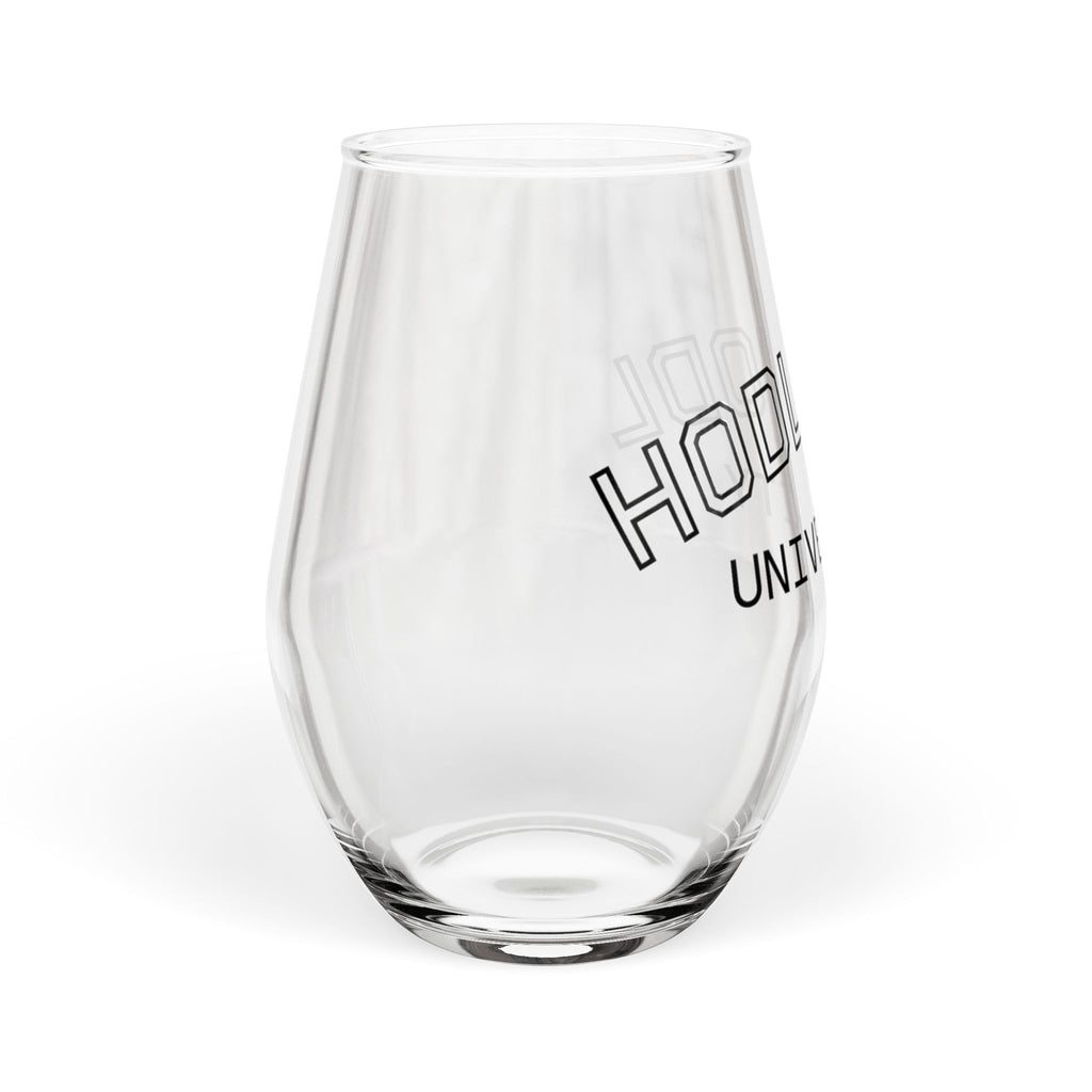 HODL HODL Stemless Wine Glass - Vintage Campus Design, 11.75 oz
