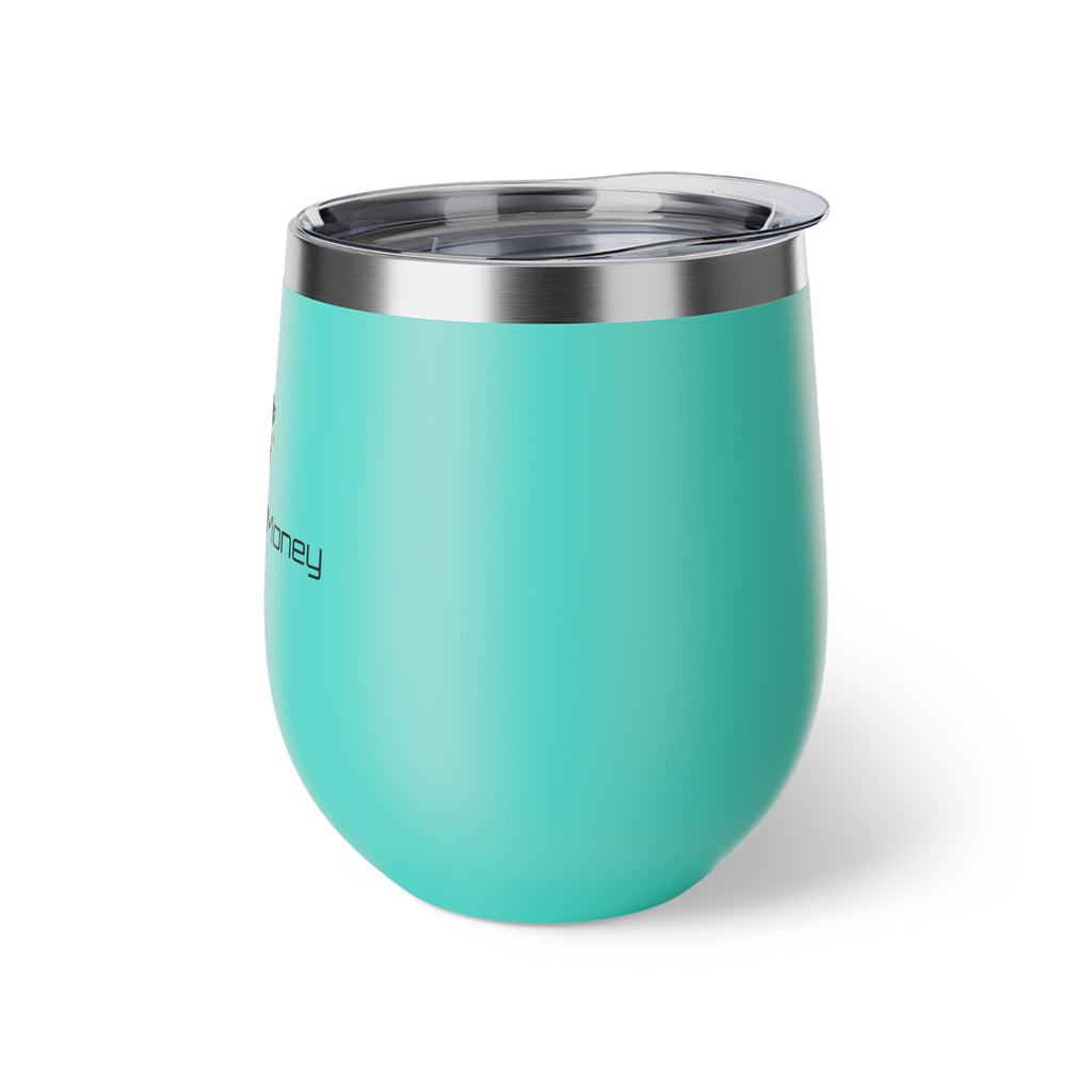 BITCOIN/Cypherhornet | "#1 Pocket Money"  | 12oz Insulated Copper Tumbler | Crypto Gift S227b