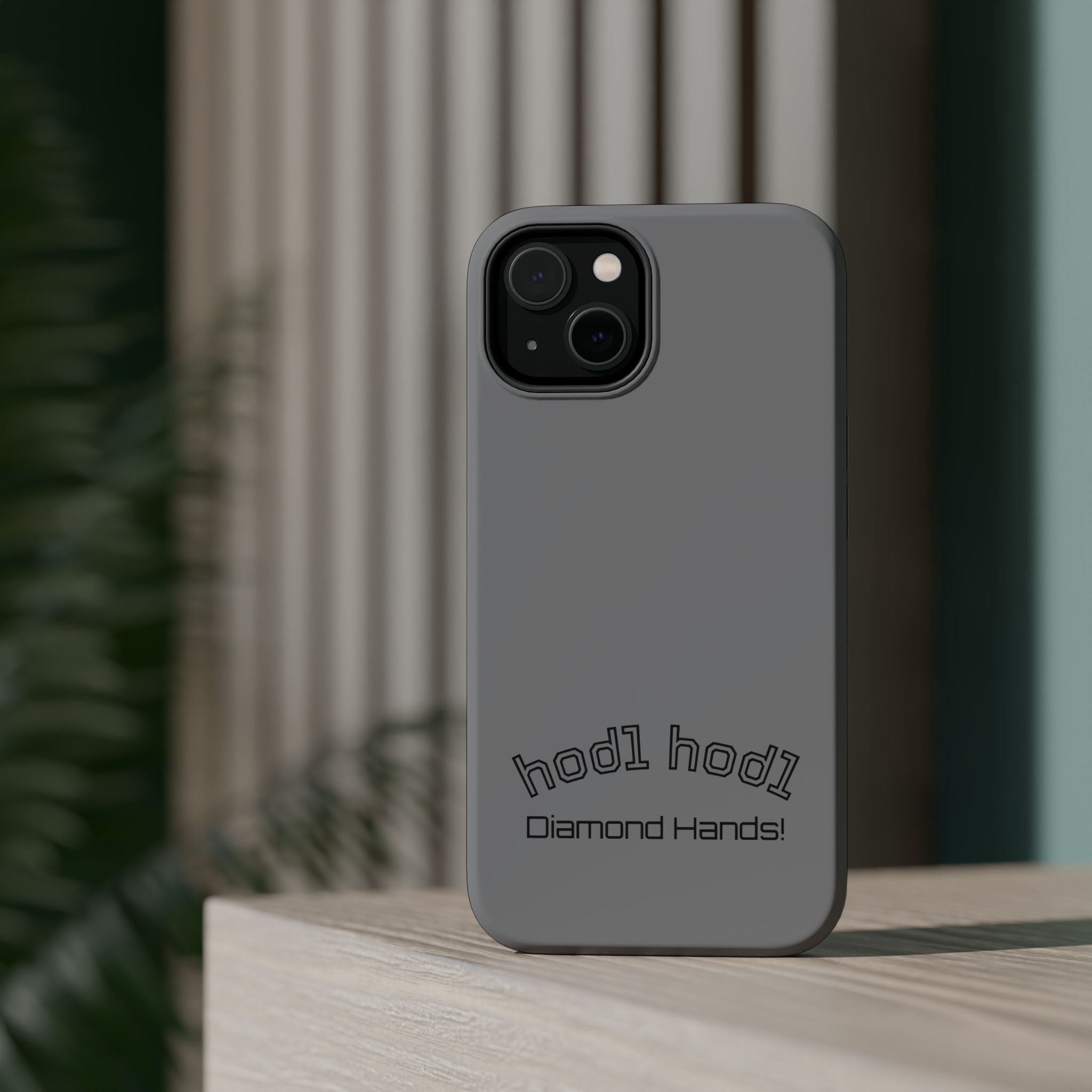 "hodl hodl Diamond Hands" Bitcoin Magnetic Impact-Resistant Phone Case