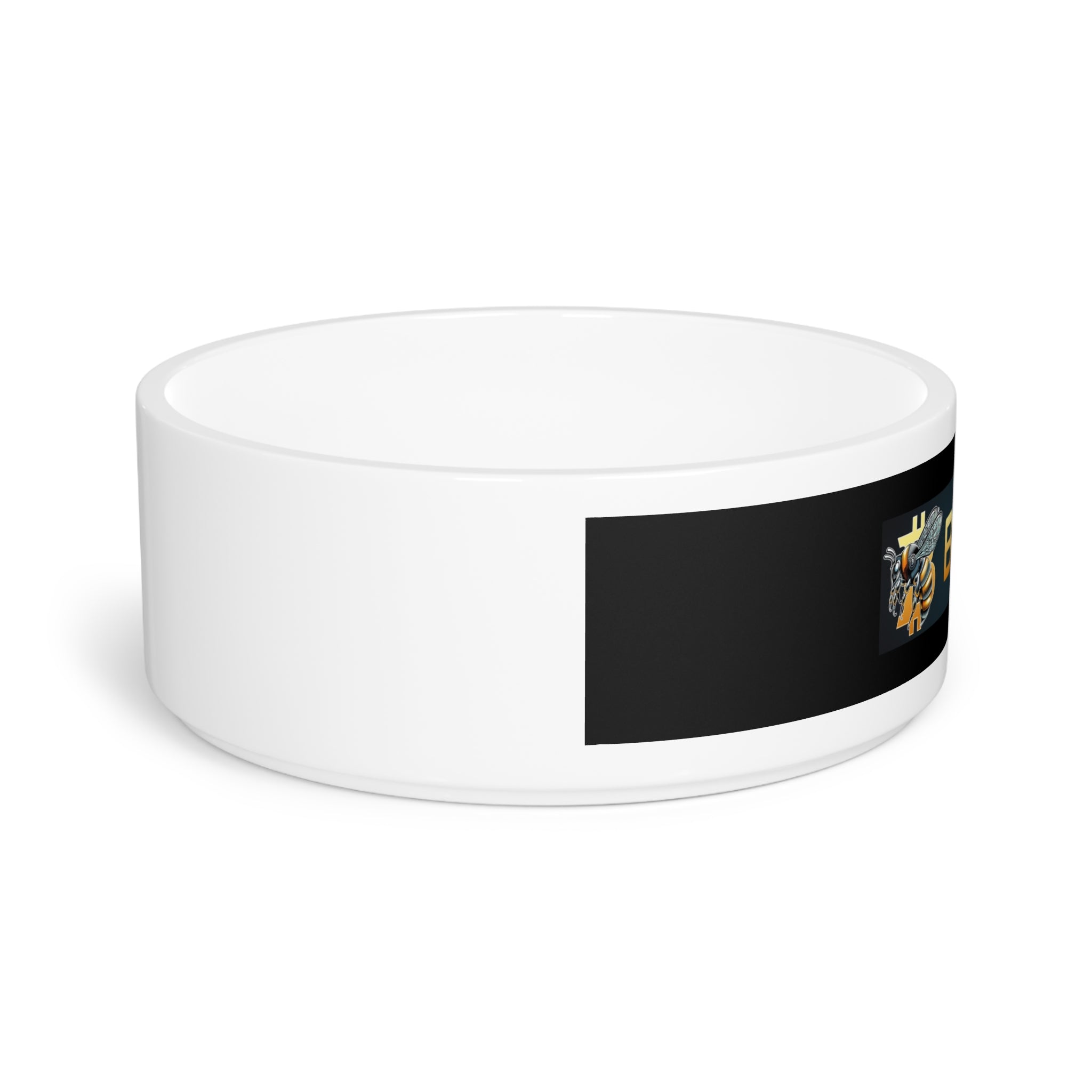 "CryptoHornet-Bitcoin", BeTheCoin Pet Bowl — Cryptocurrency-Themed Dog & Cat Feeding Dish | Crypto Gift
