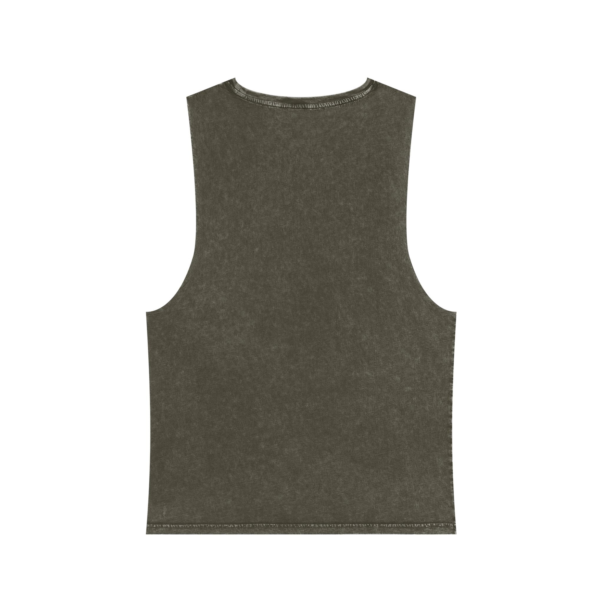 Bitcoin/CypherHornet" Bold Logo - Unisex Moon Harbor Stonewash Deep Underarm Tank Top | Crypto Gift 13