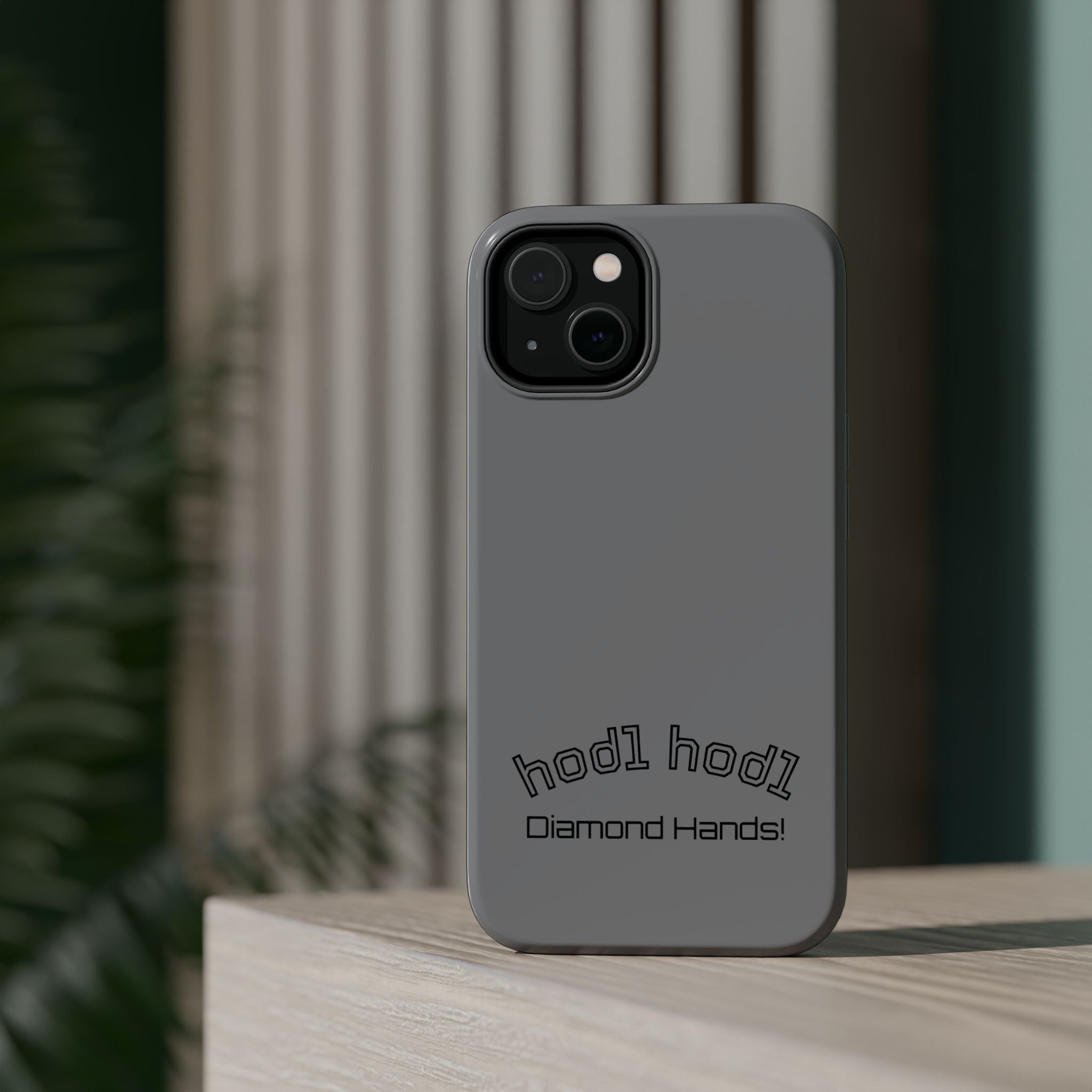 "hodl hodl Diamond Hands" Bitcoin Magnetic Impact-Resistant Phone Case
