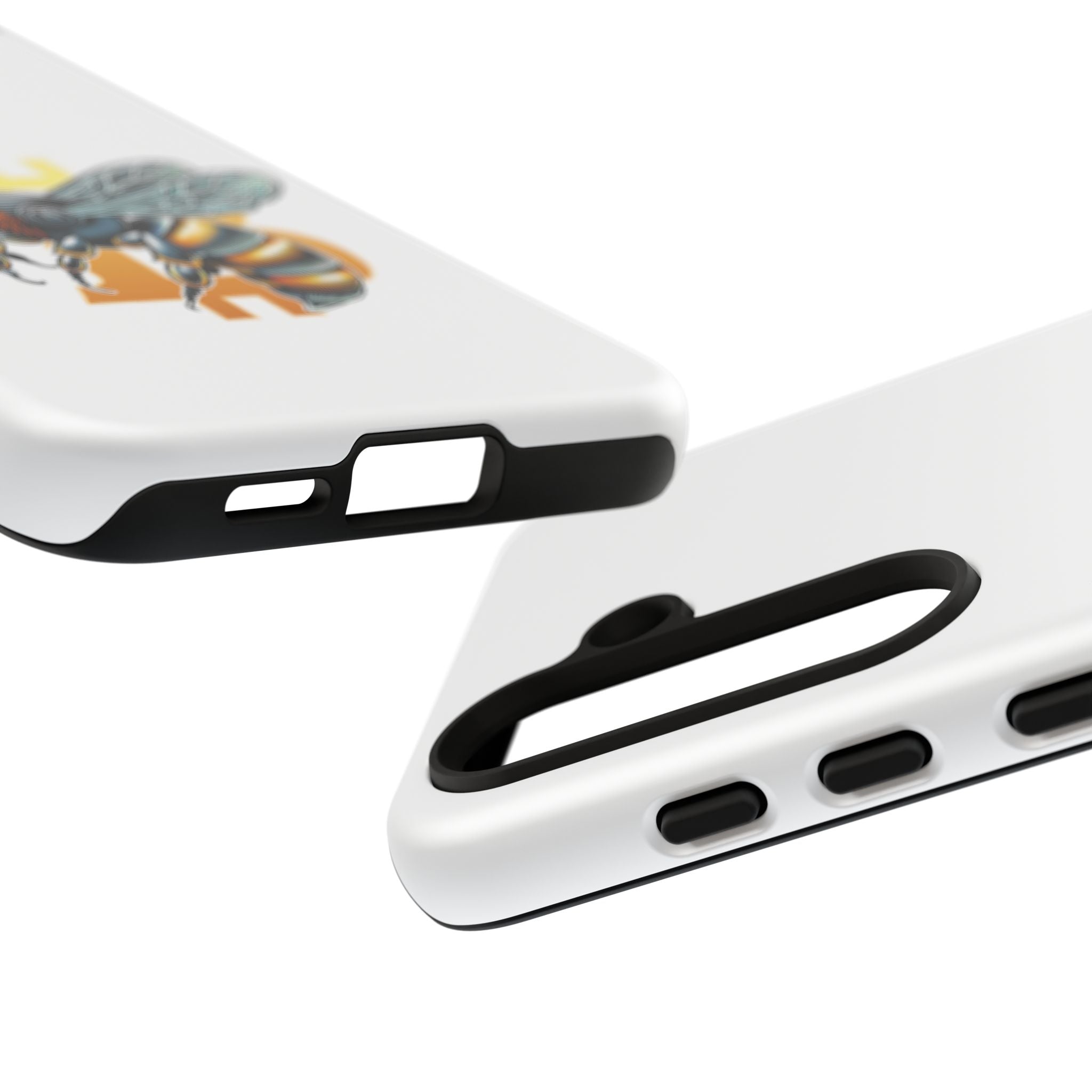 Bitcoin*Wasp Phone Case — Crypto Honeycomb Protective Tough Case | Crypto Gift