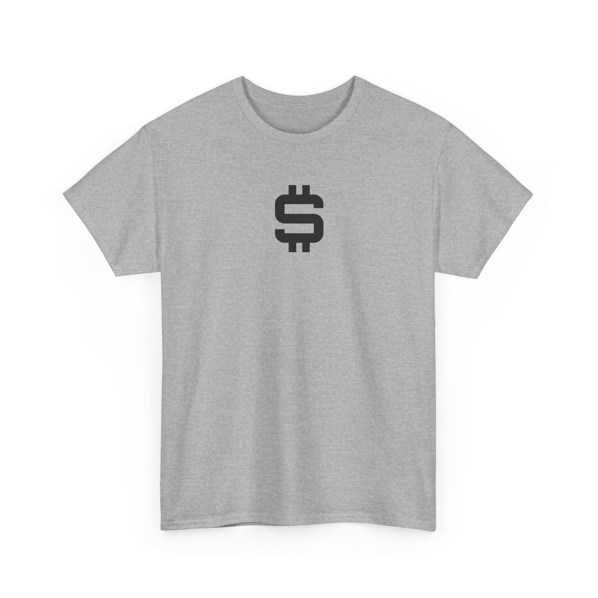 Bitcoin SATS symbol - Minimalist Graphic Tee — Futuristic Tech Typography T-Shirt | Crypto Gift