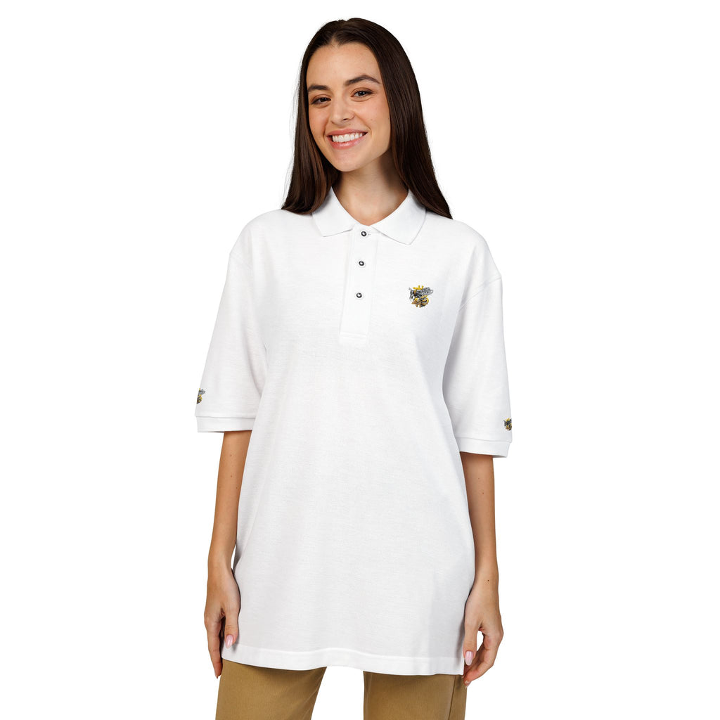 Bitcoin/CypherHornet | Custom Embroidered, Discrete Scale,  Port Authority Coastal Turtle Polo | Clubhouse Wear | Crypto Gift 171