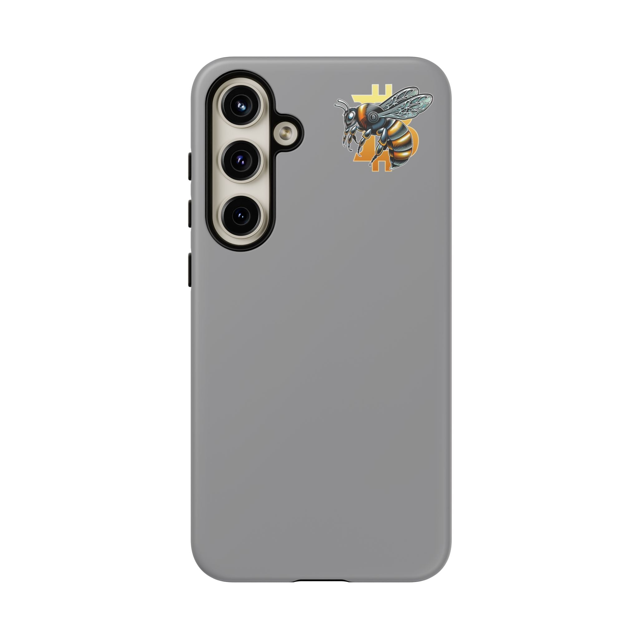 "CypherHornet-Bitcoin" Tough Phone Case — Protective Hard Shell Case with Honeycomb Accent | Crypto Gift