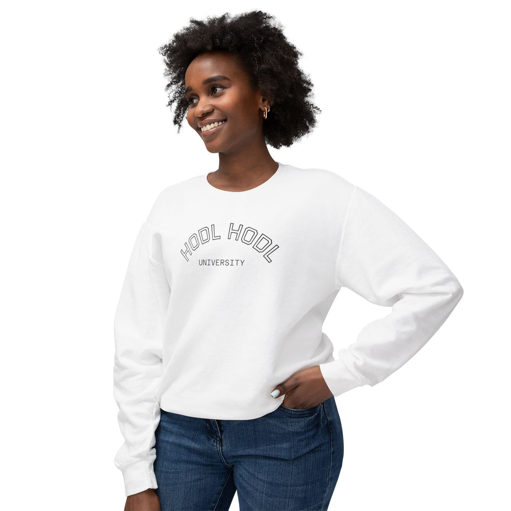 "HODL HODL University" Unisex Crewneck Sweatshirt