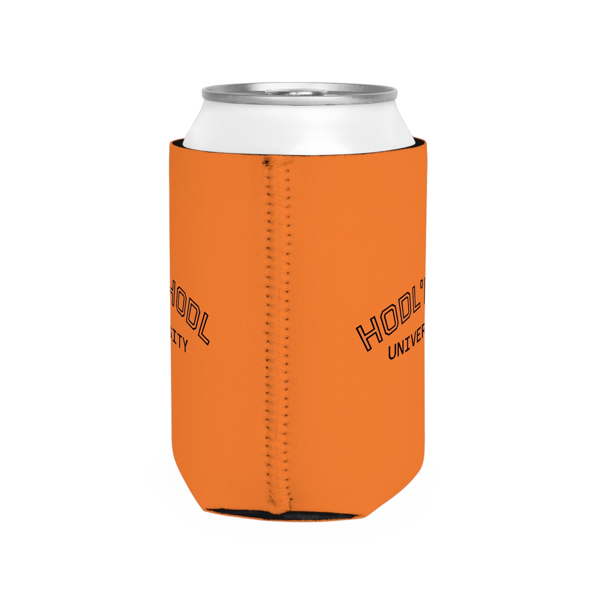 HODL HODL University Can Cooler Sleeve — Orange Neoprene Beer Can Koozie