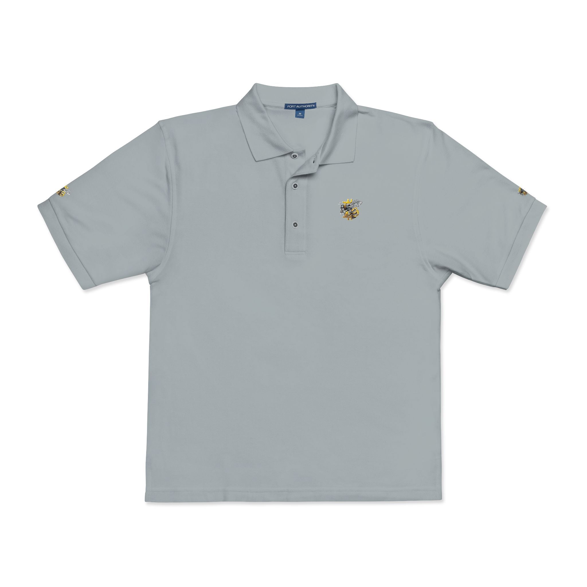 Bitcoin/CypherHornet | Custom Embroidered, Discrete Scale,  Port Authority Coastal Turtle Polo | Clubhouse Wear | Crypto Gift 171