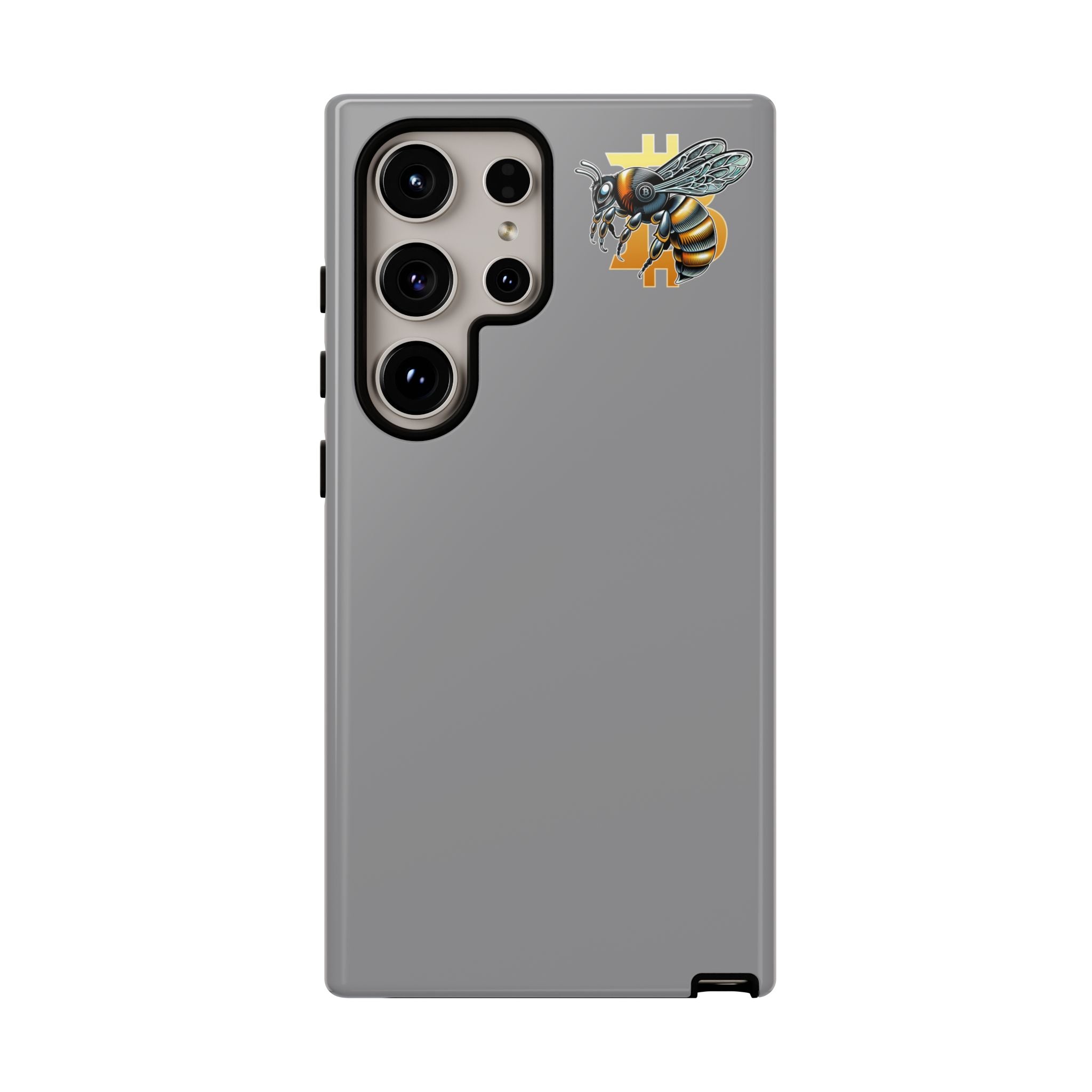 "CypherHornet-Bitcoin" Tough Phone Case — Protective Hard Shell Case with Honeycomb Accent | Crypto Gift