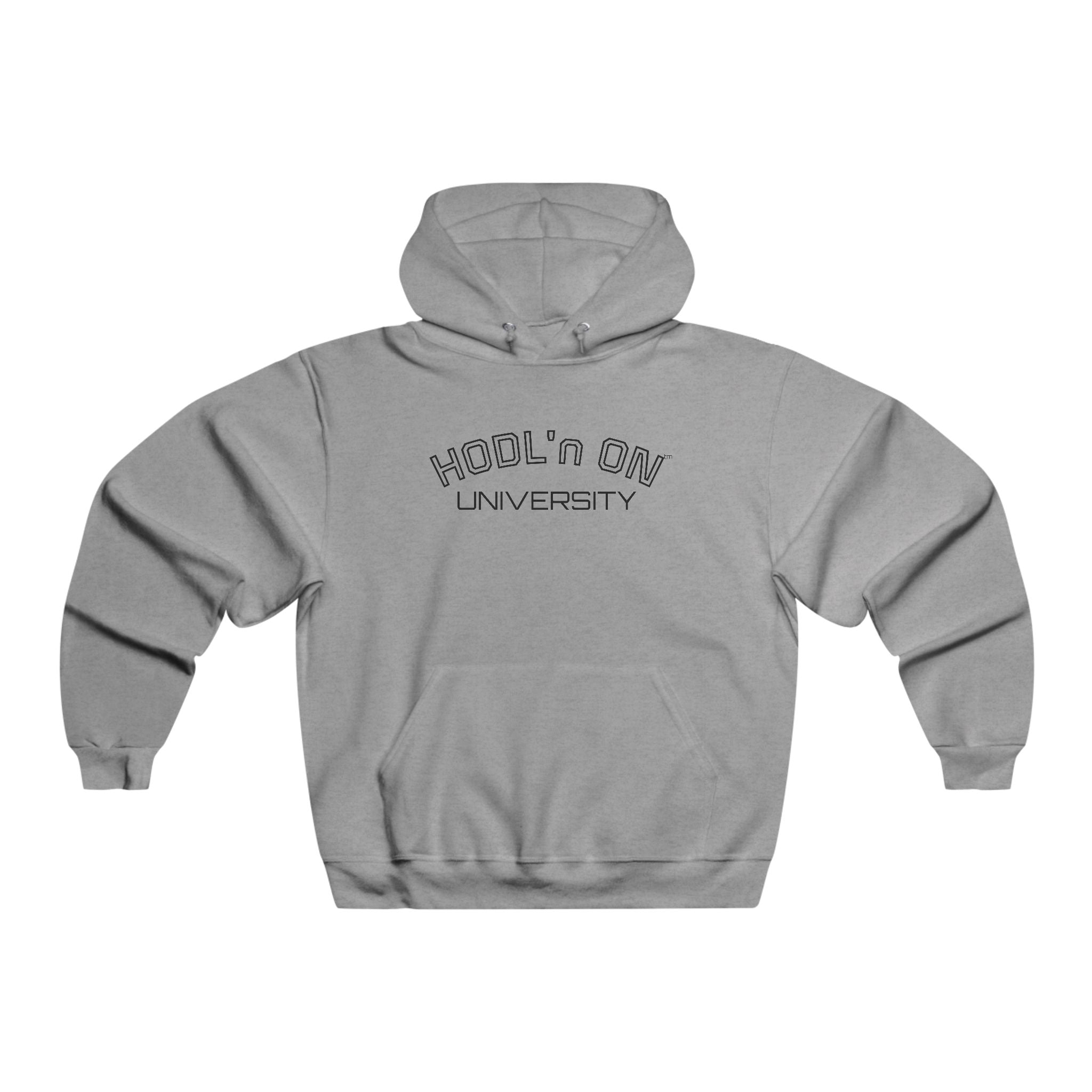 HODL'n ON Bitcoin University Spring or Fall Unisex Hoodie | Crypto Gift
