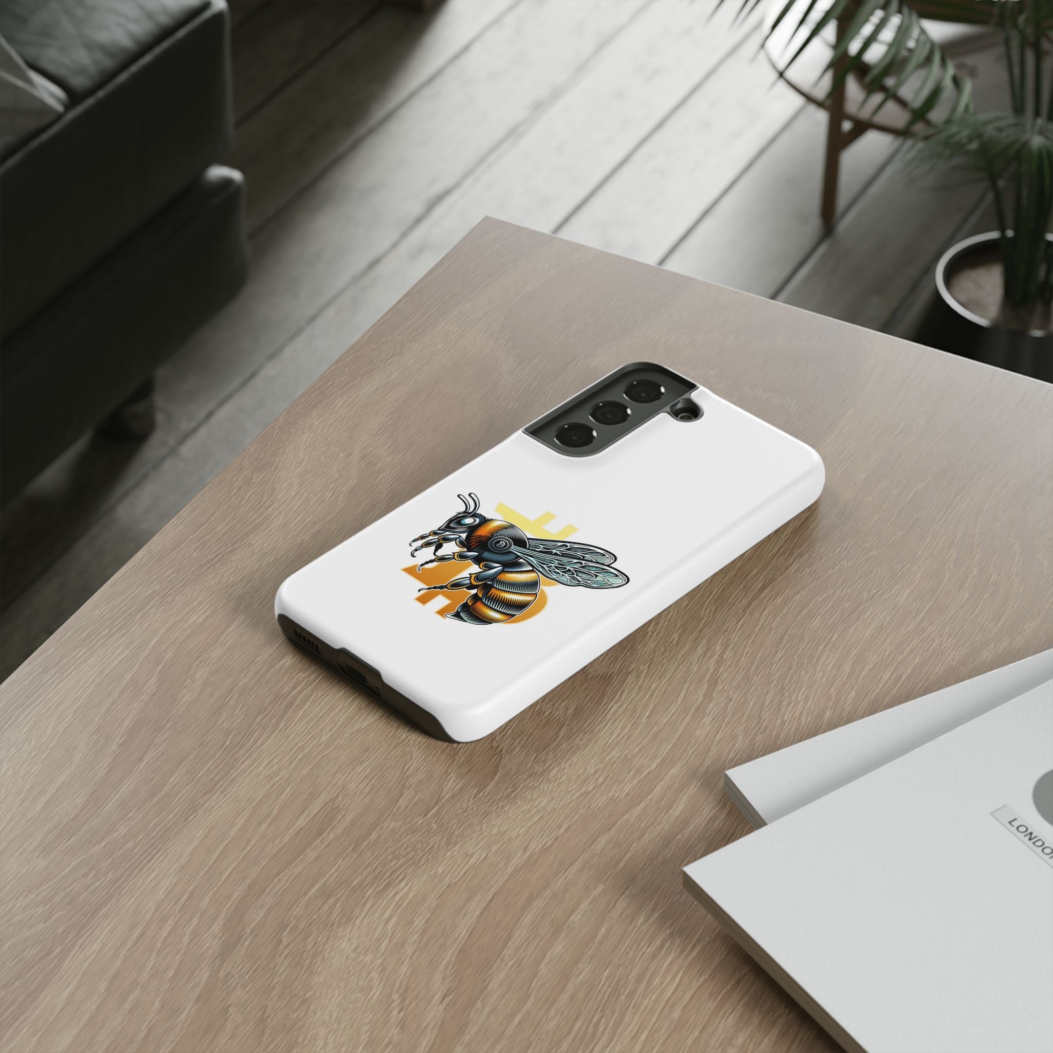 "CypherHornet-Bitcoin" Phone Case — Crypto Honeycomb Protective Tough Case | Crypto Gift
