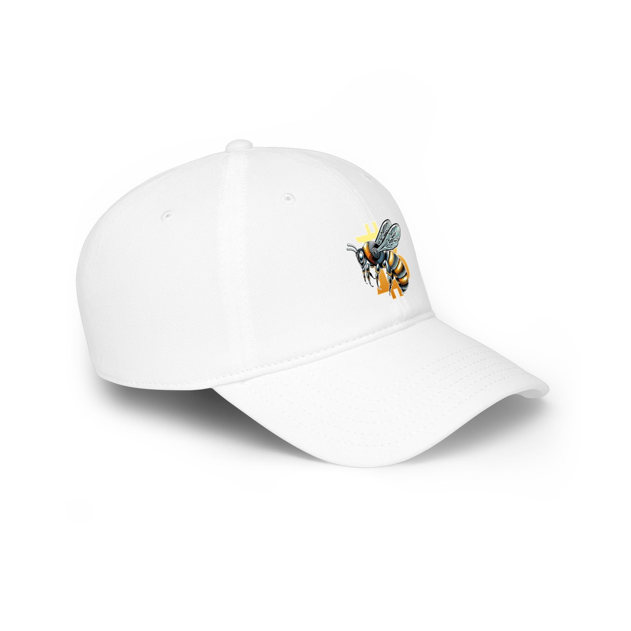 "Bitcoin/CypherHornet" | Embroidered Bold Custom Logo Cap — Everyday Modern Low Profile Baseball Hat | Crypto Gift 151