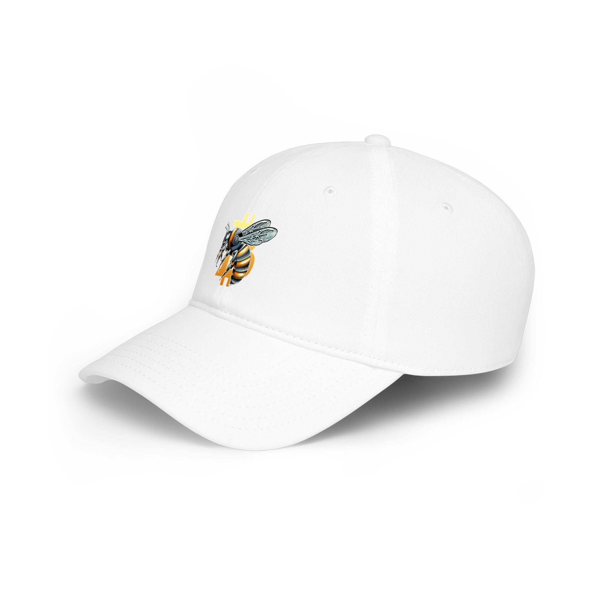 "Bitcoin/CypherHornet" | Embroidered Bold Custom Logo Cap — Everyday Modern Low Profile Baseball Hat | Crypto Gift 151