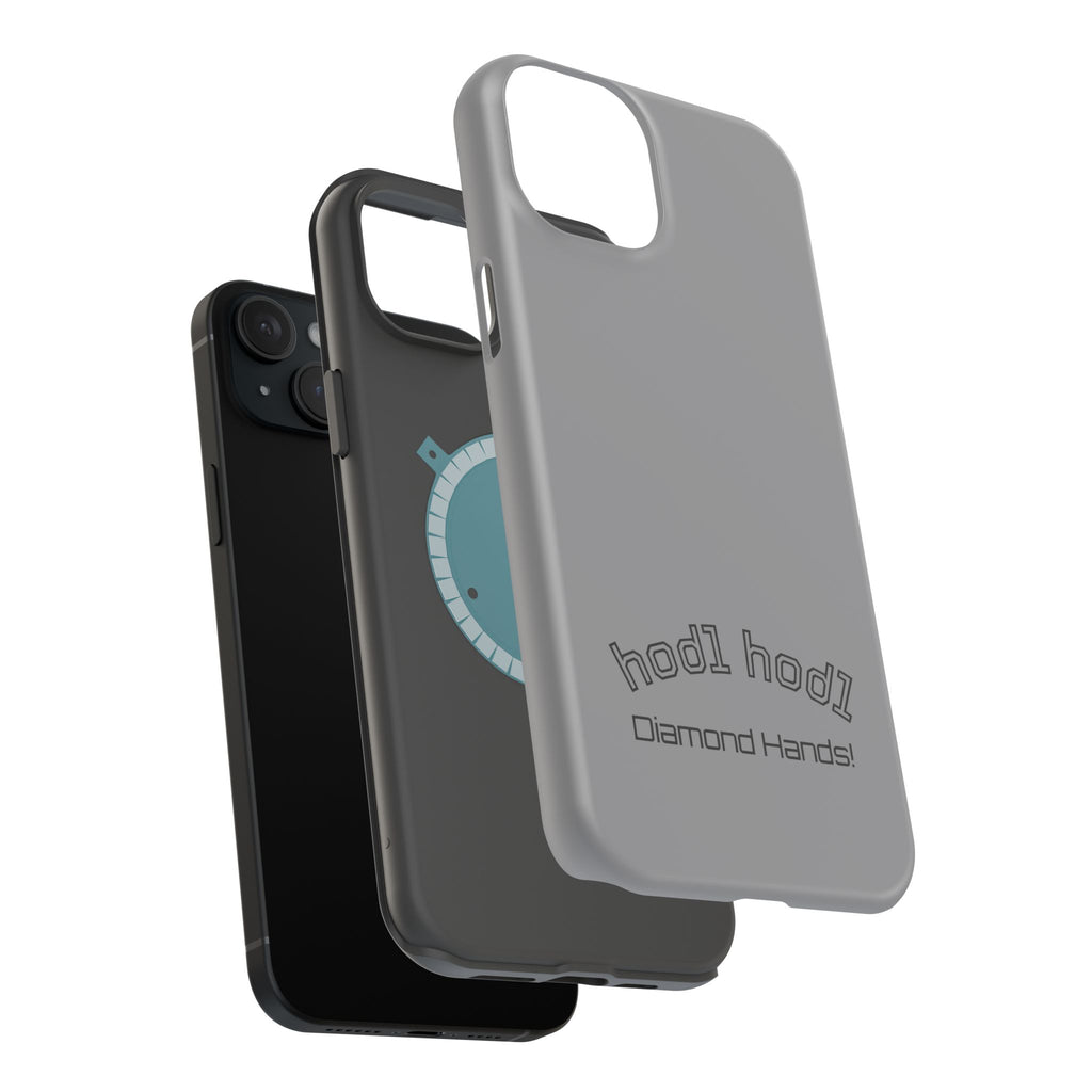 "hodl hodl Diamond Hands" Bitcoin Magnetic Impact-Resistant Phone Case