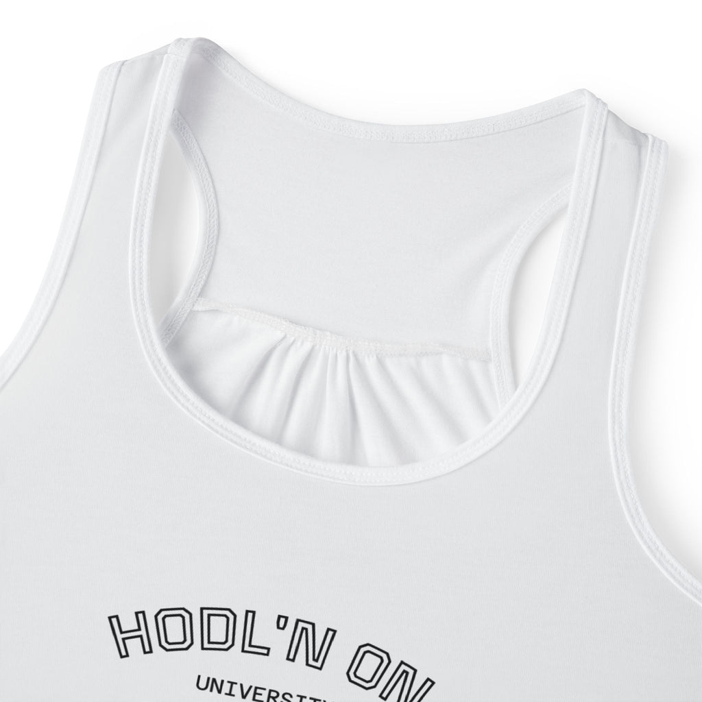 "HODL'N On" Cryptocurrency Women's Tank Top – Crypto Investor Graphic Tank