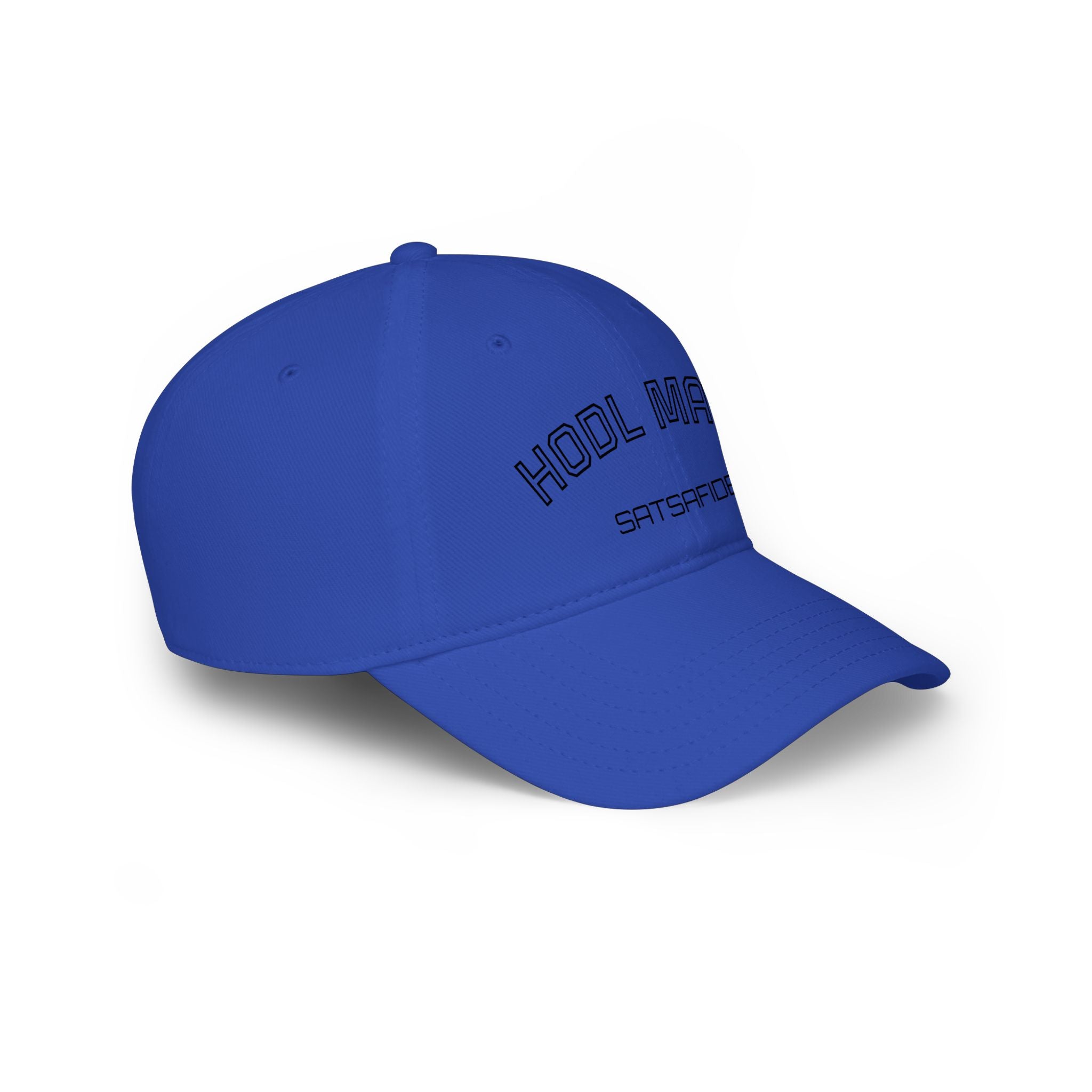 "HODL MAXI SATSAFIED" — Low Profile Easy Wear Baseball Hat | Crypto Gift