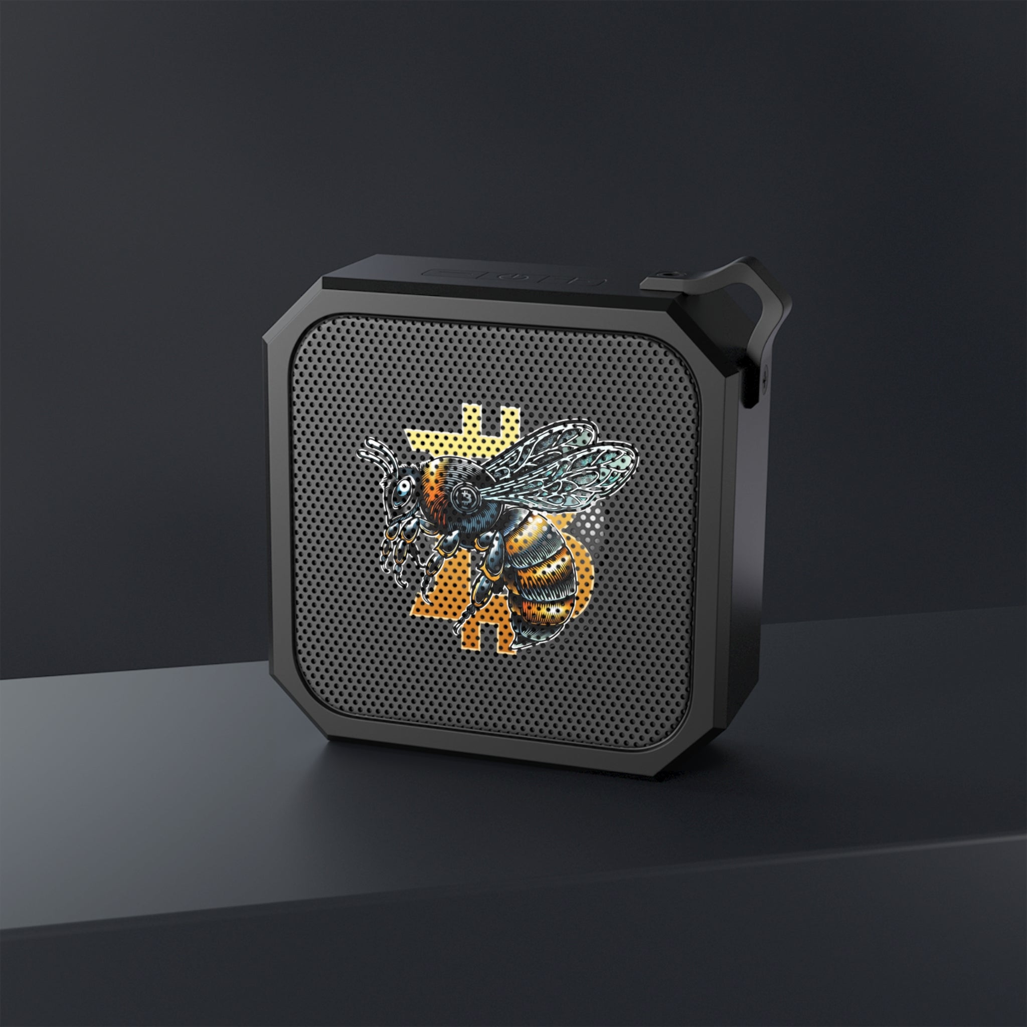 "CypherHornet/BITCOIN - Outdoor Bluetooth Speaker — Rugged Waterproof Portable Speaker  | Crypto Gift