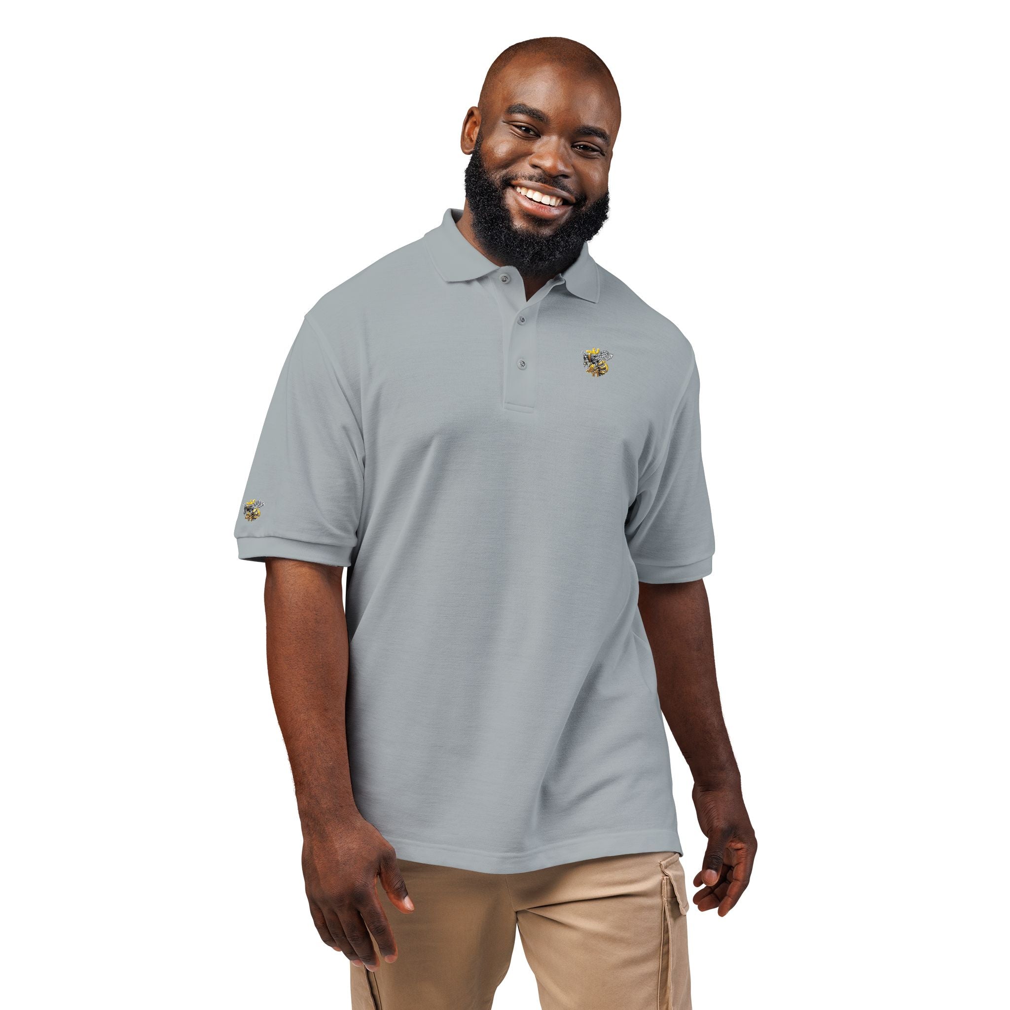 Bitcoin/CypherHornet | Custom Embroidered, Discrete Scale,  Port Authority Coastal Turtle Polo | Clubhouse Wear | Crypto Gift 171