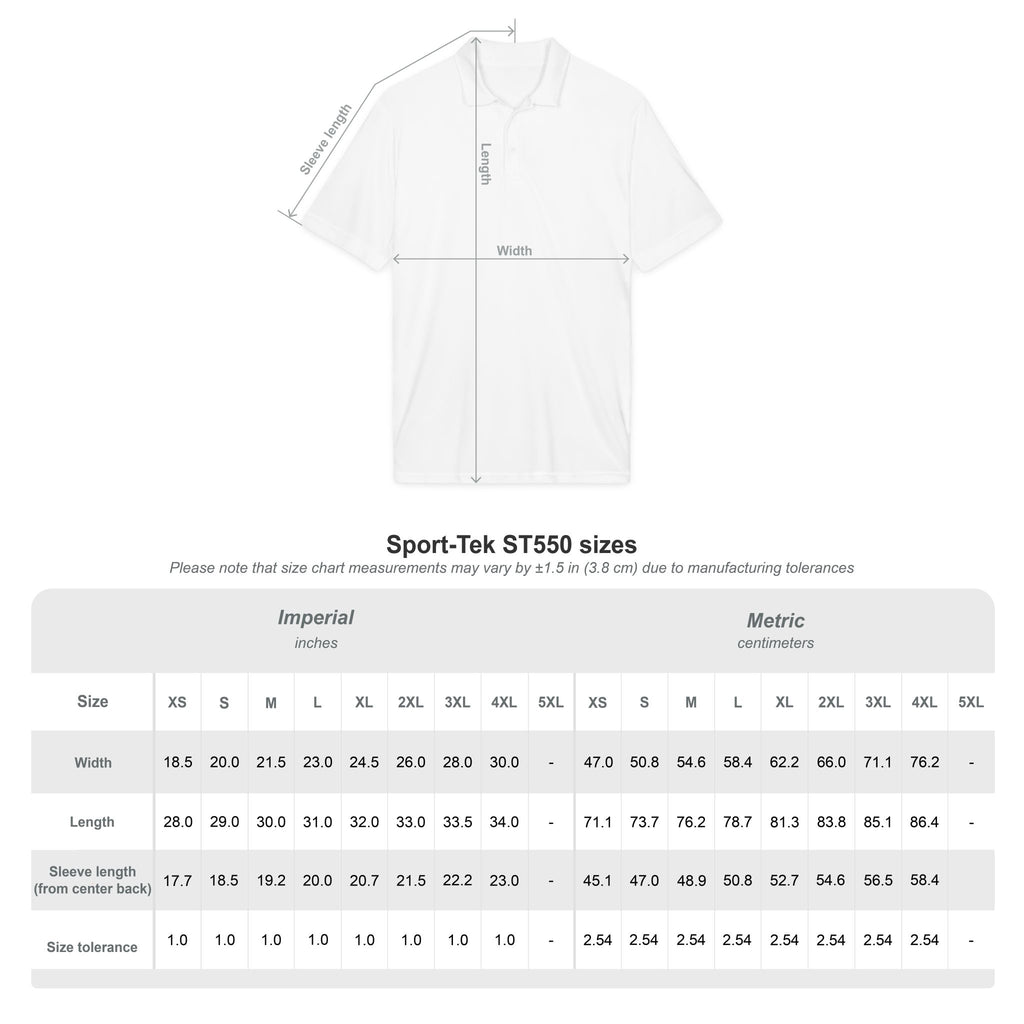 Bitcoin*Wasp Polo Shirt — Moisture-Wicking Performance Golf & Work Polo | Crypto Gift