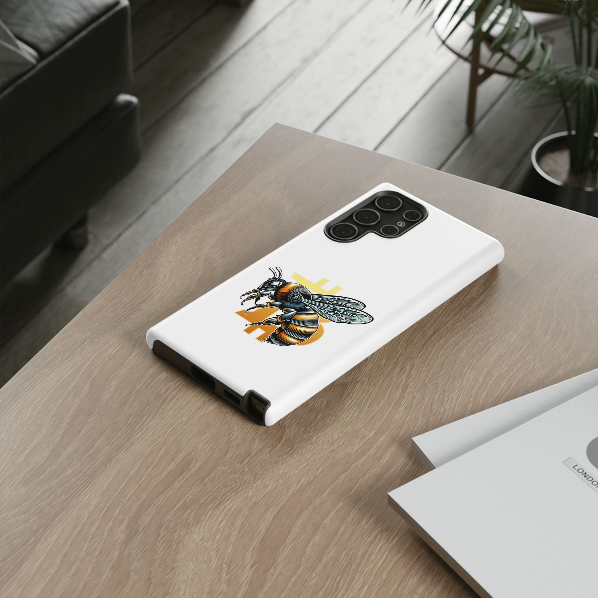 "CypherHornet-Bitcoin" Phone Case — Crypto Honeycomb Protective Tough Case | Crypto Gift