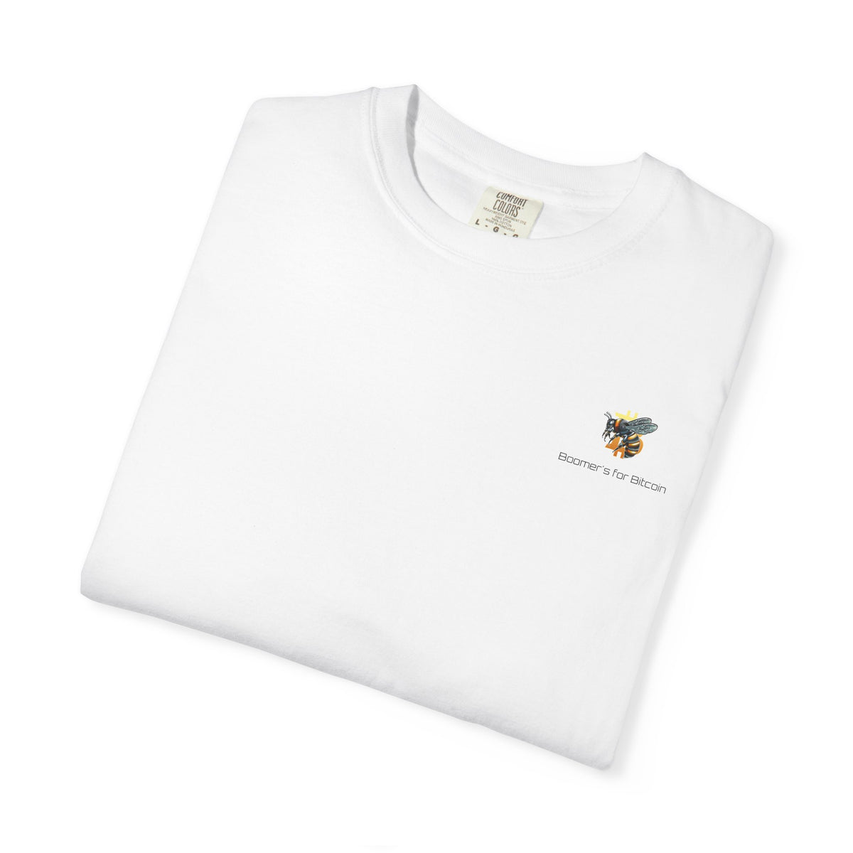 Bitcoin/CypherHornet "Boomer's for Bitcoin" | Comfy HQ Comfort Colors Custom Graphic T-Shirt | Crypto Gift #S100b
