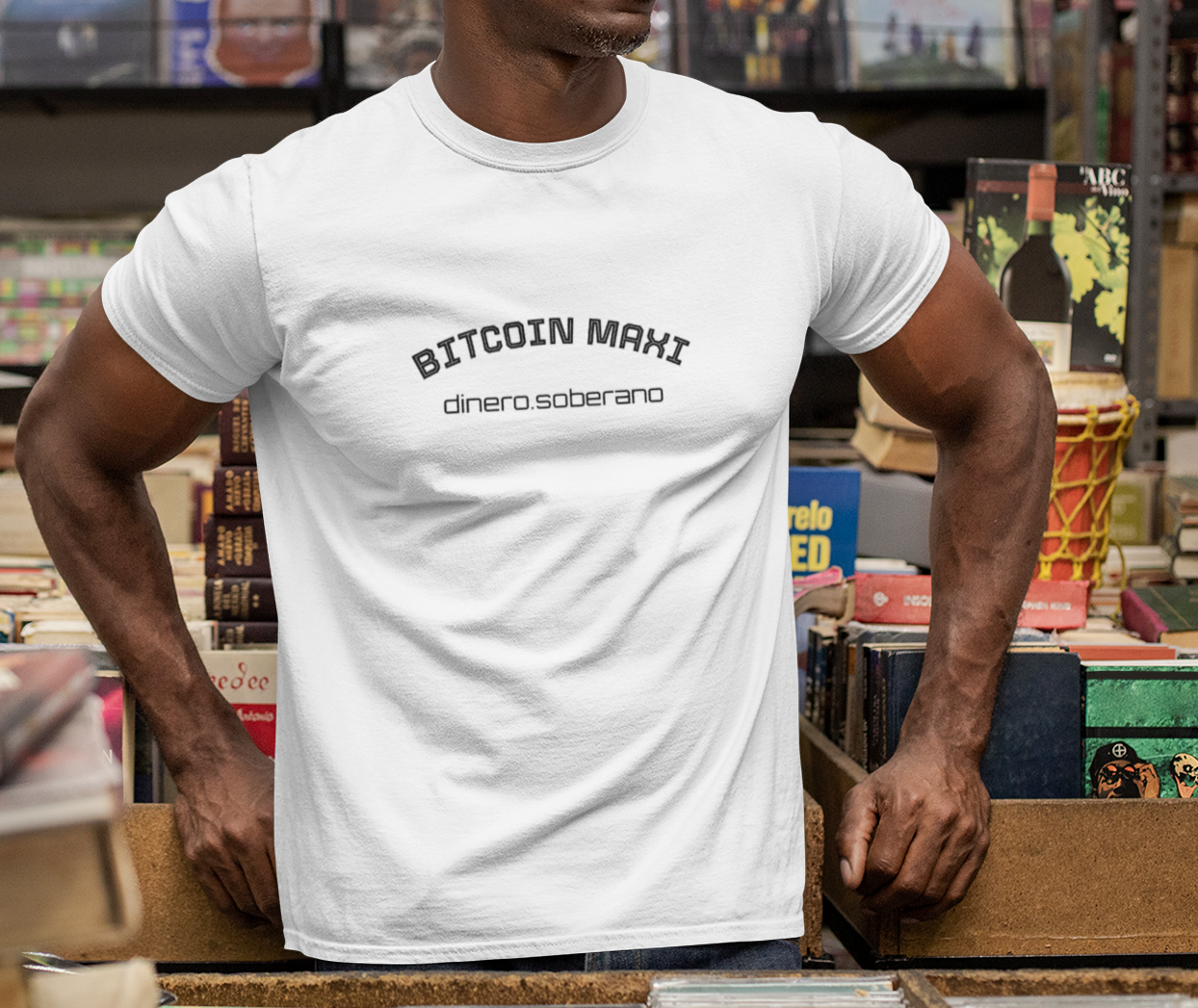 "BITCOIN MAXI  dinero.soberano" Bitcoin Top Quality Custom Comfort T-Shirt | Crypto Gift