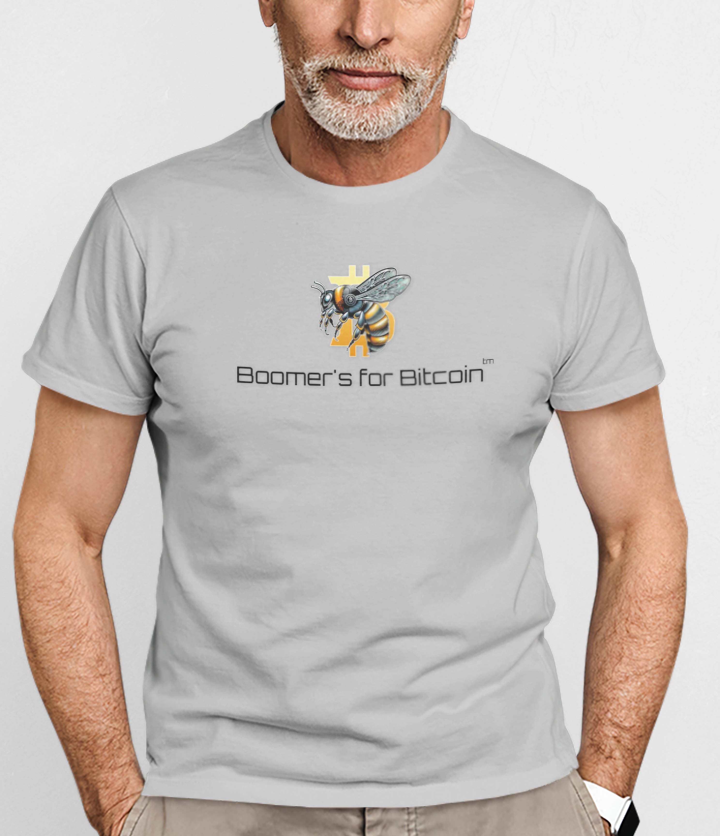 CypherHornet/Bitcoin Boomer's for Bitcoin - High Quality Graphic Tee |  Unisex 4 Color Choice - Minimal Athletic T-Shirt | Crypto Gift