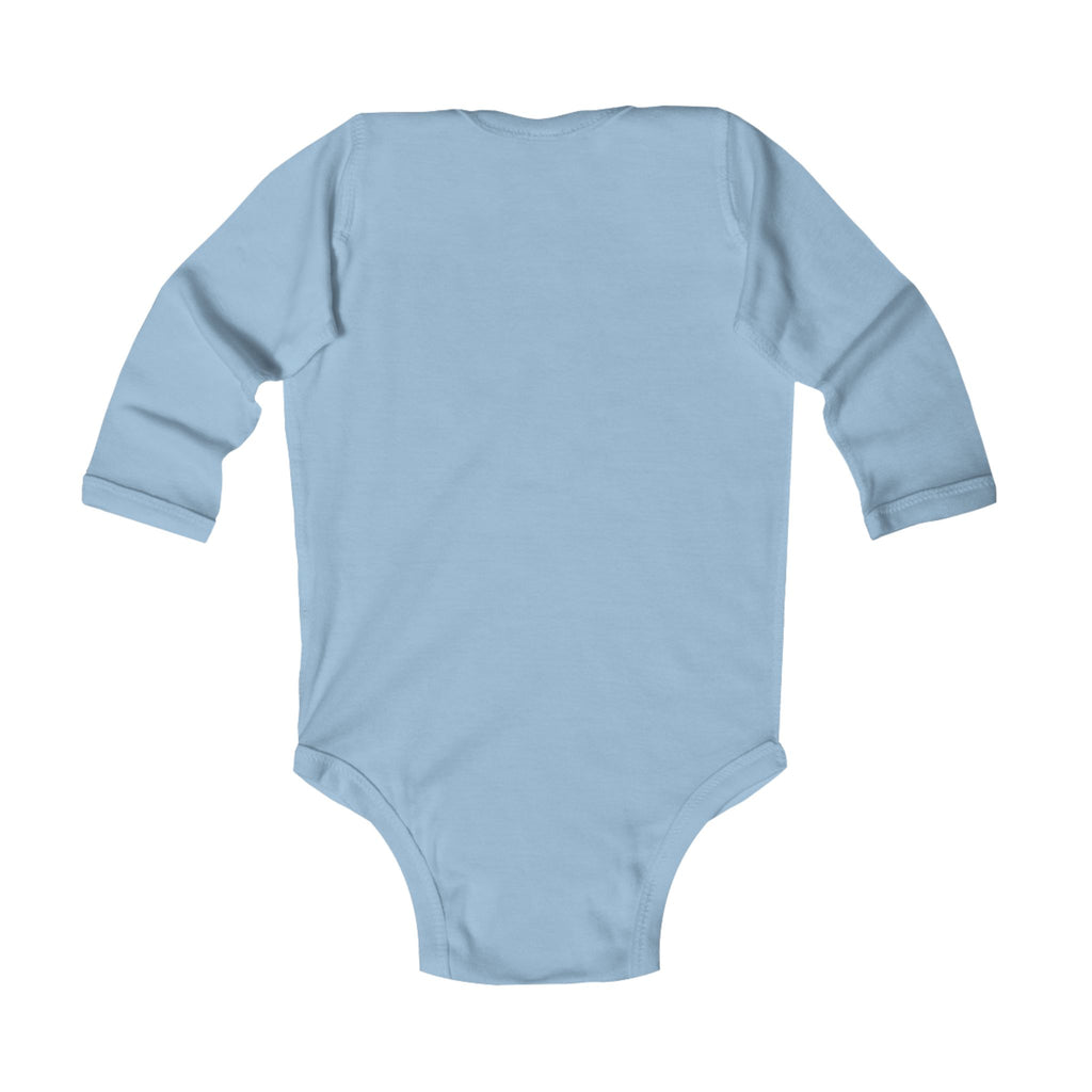 "HODL HODL ...As Mom Says" | Bitcoin Centric Long Sleeve Infant Bodysuit | Crypto Gift 194