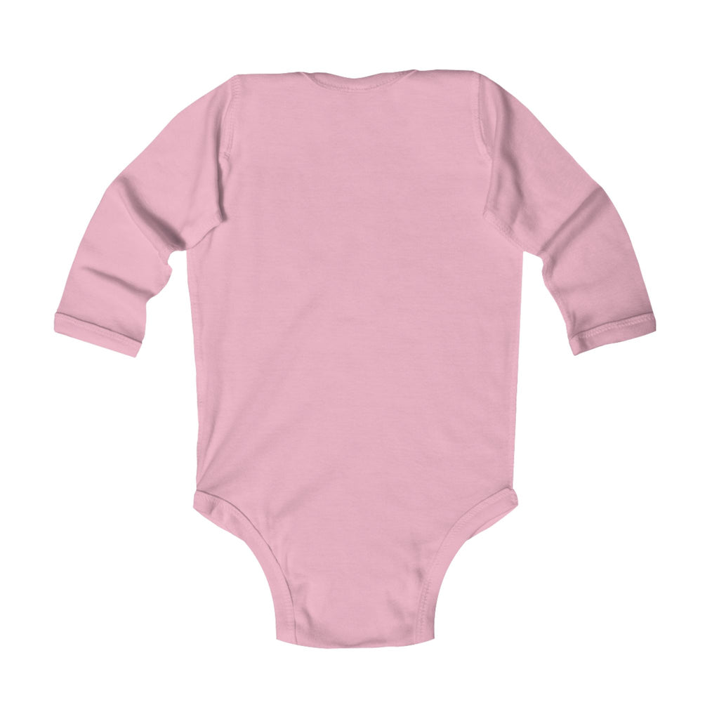 "HODL HODL ...As Mom Says" | Bitcoin Centric Long Sleeve Infant Bodysuit | Crypto Gift 194