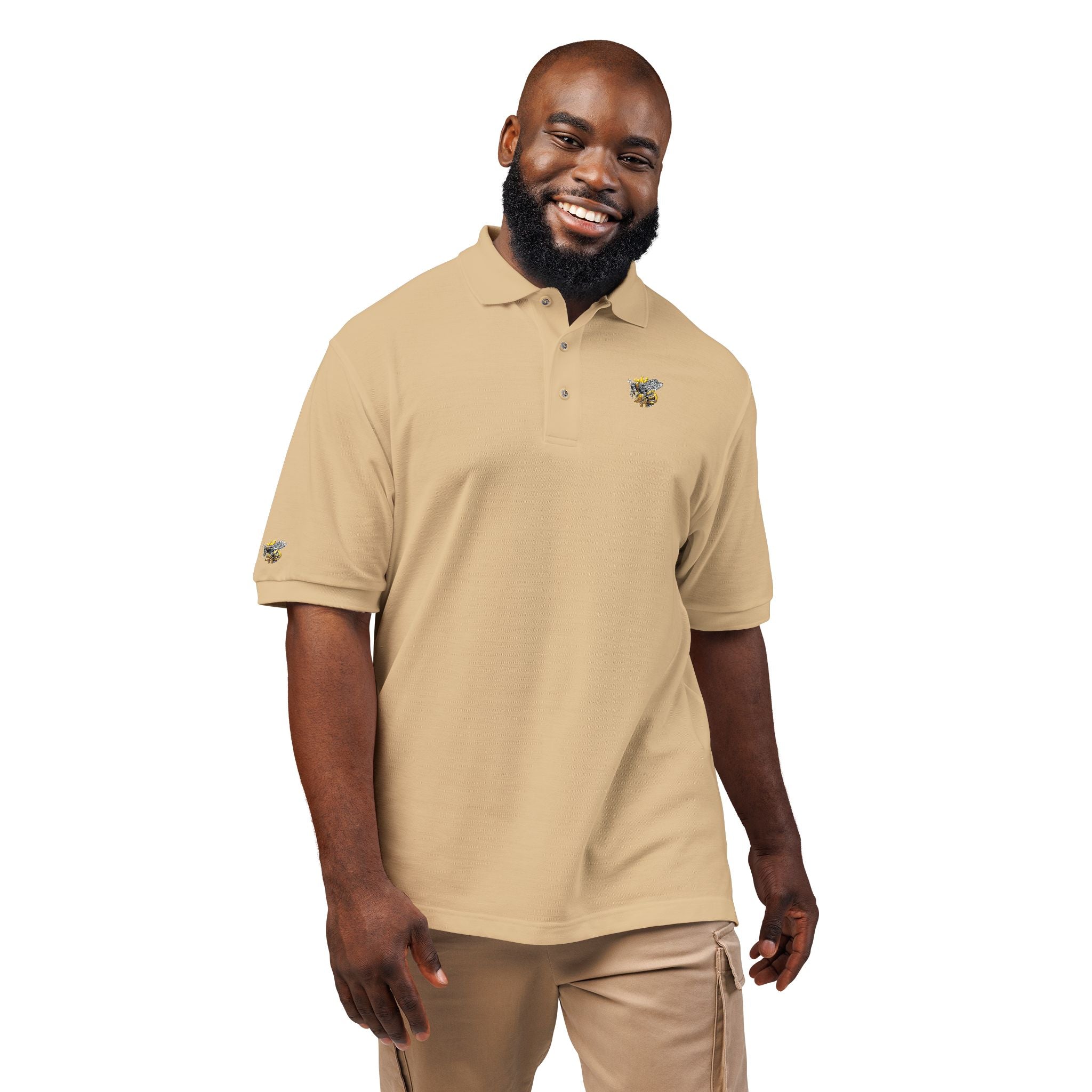 CypherHornet/Bitcoin Discrete Embroidered Coastal Turtle Polo | Clubhouse Wear | Crypto Gift